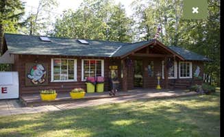 Kari K.'s photo of glamping accommodations at Union Bay Campground — Porcupine Mountains Wilderness State Park in Michigan
