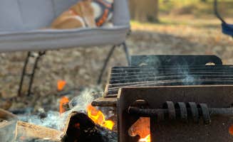Tom H.'s photo of camping with pets at Eugene T. Mahoney State Park Campground near Omaha, NE