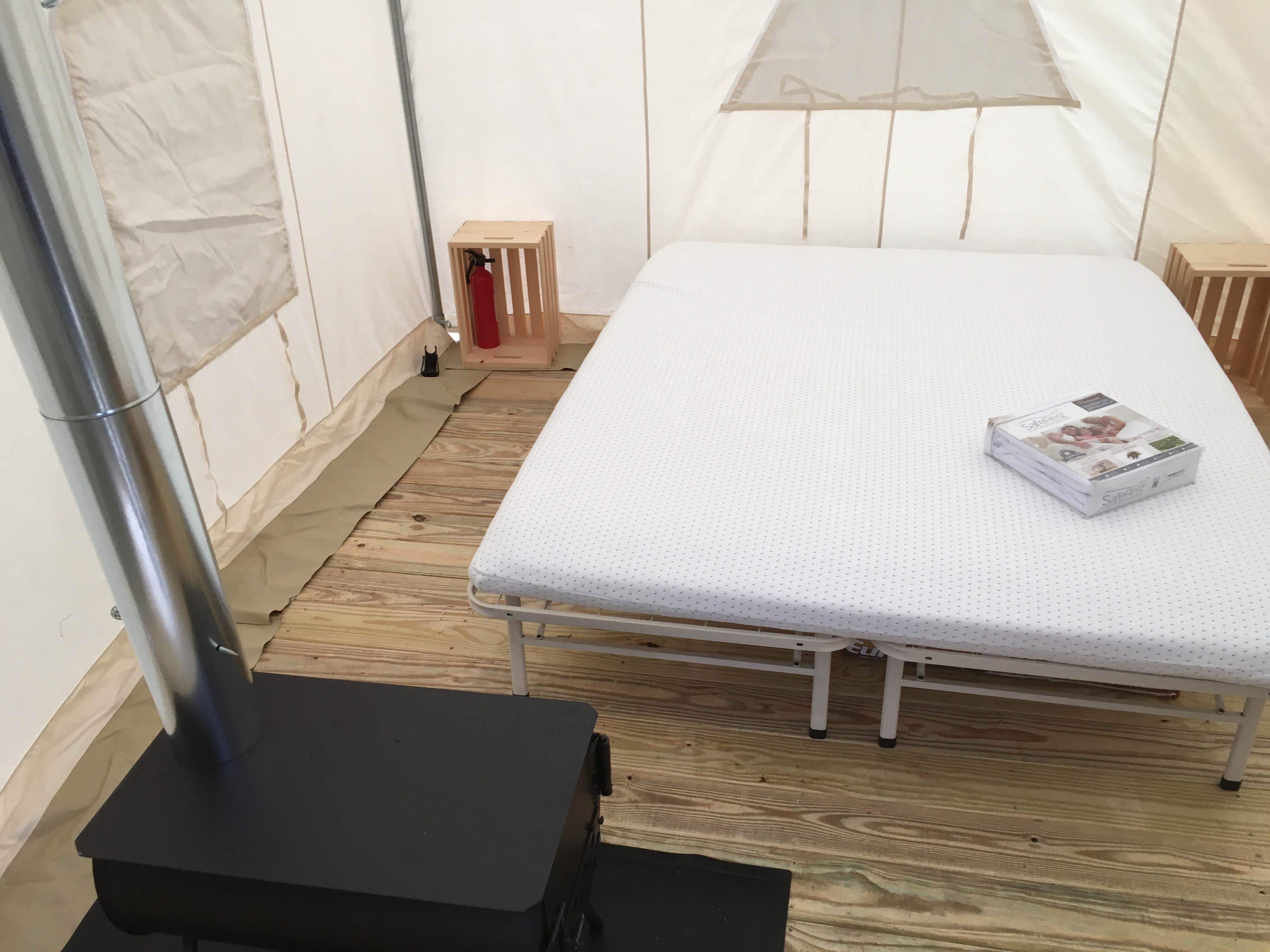 The Dyrt's photo of glamping accommodations at Farm with a View and a Canopy near Washington, NH
