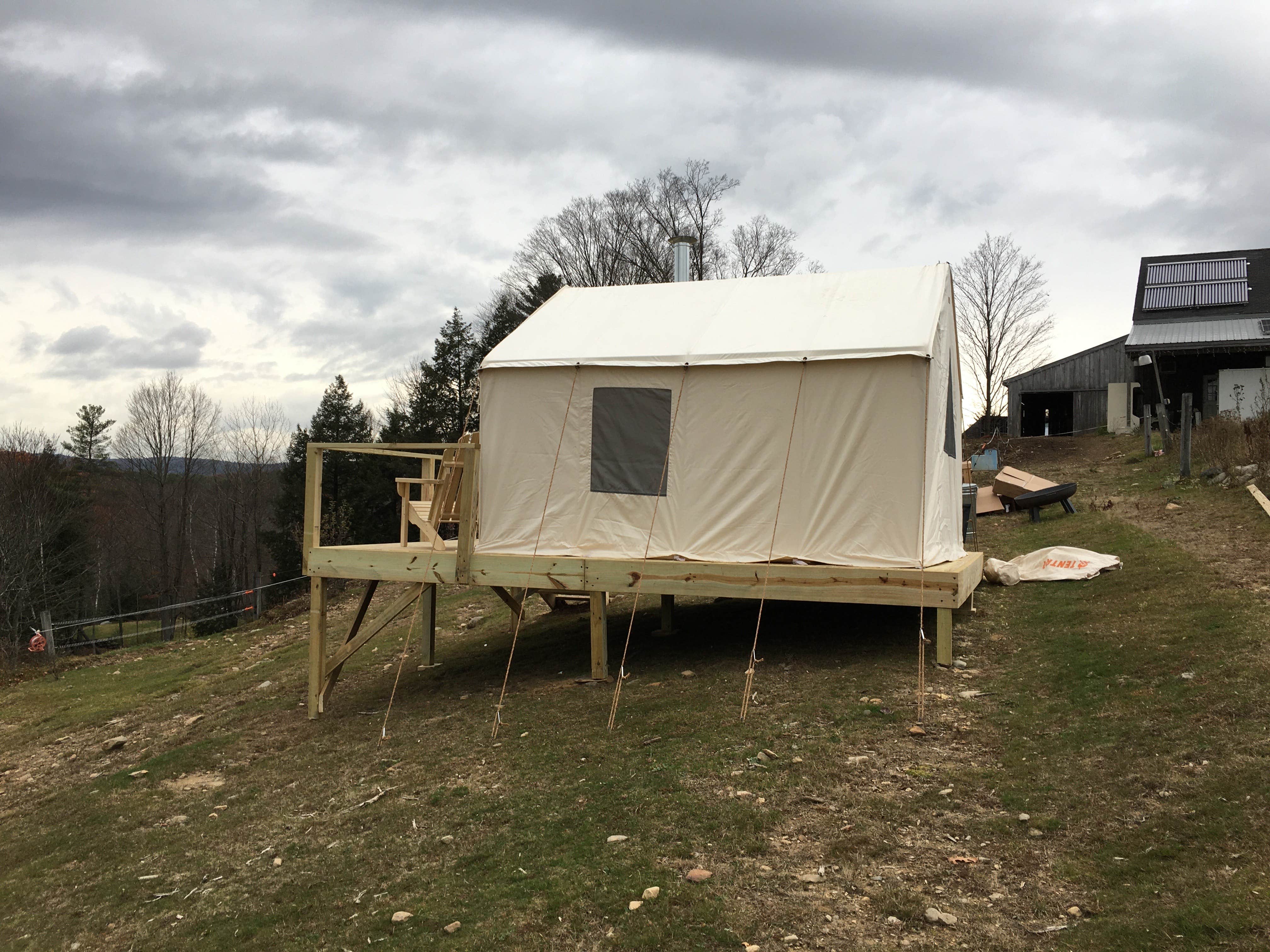 The Dyrt's photo at Farm with a View and a Canopy near Pittsfield, NH