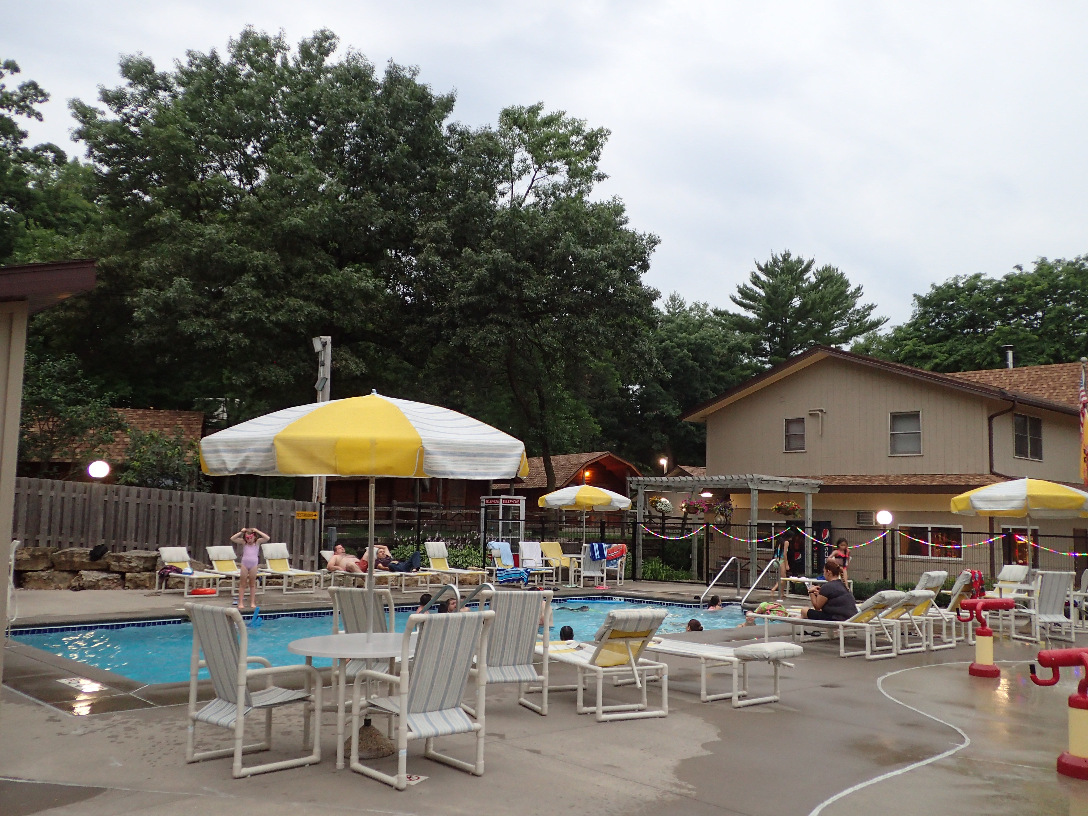 The pool within the campground - the store and office is right next door