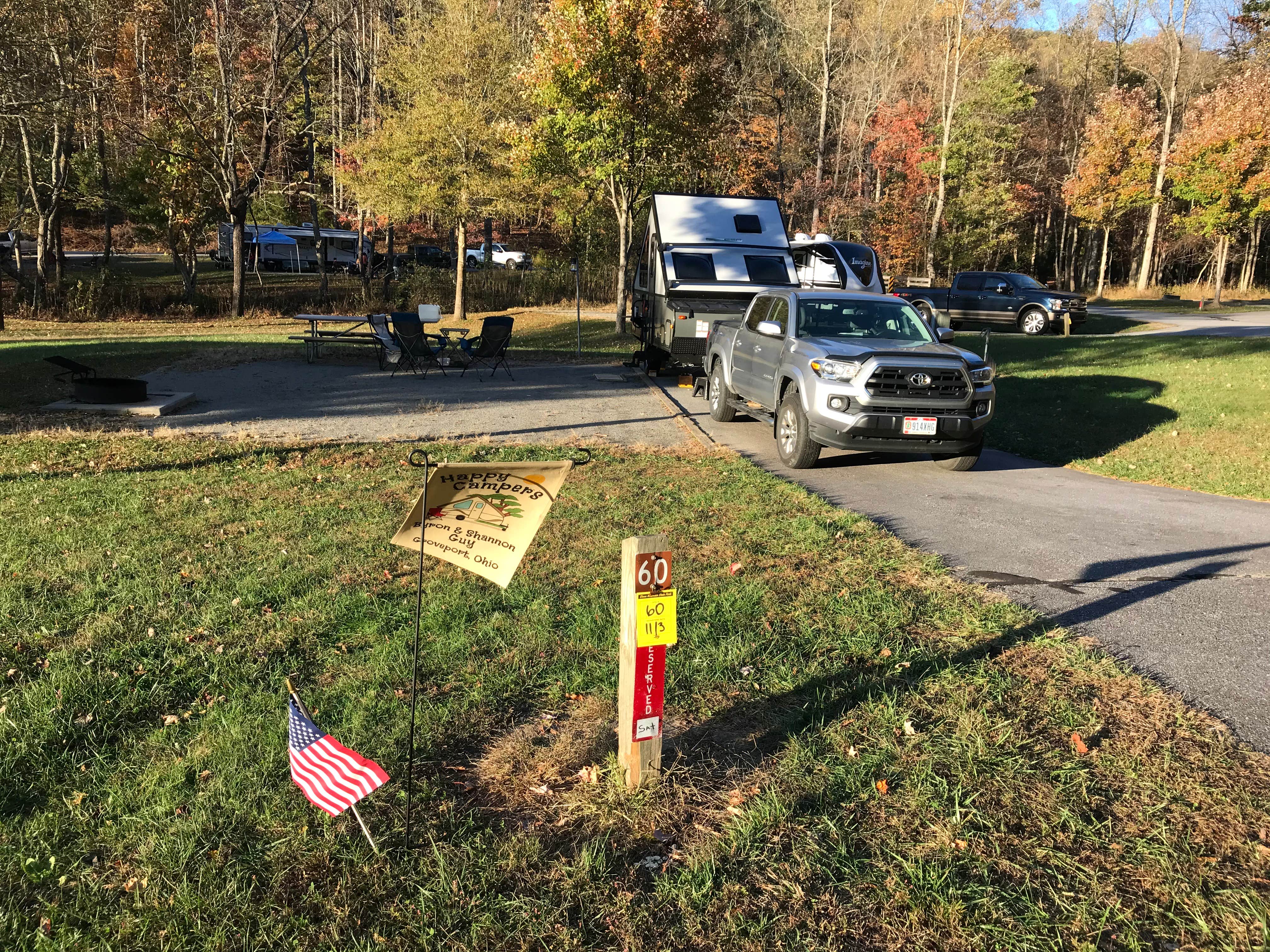Shannon G.'s photo of rv camping at Stone Mountain State Park Campground near Hays, NC