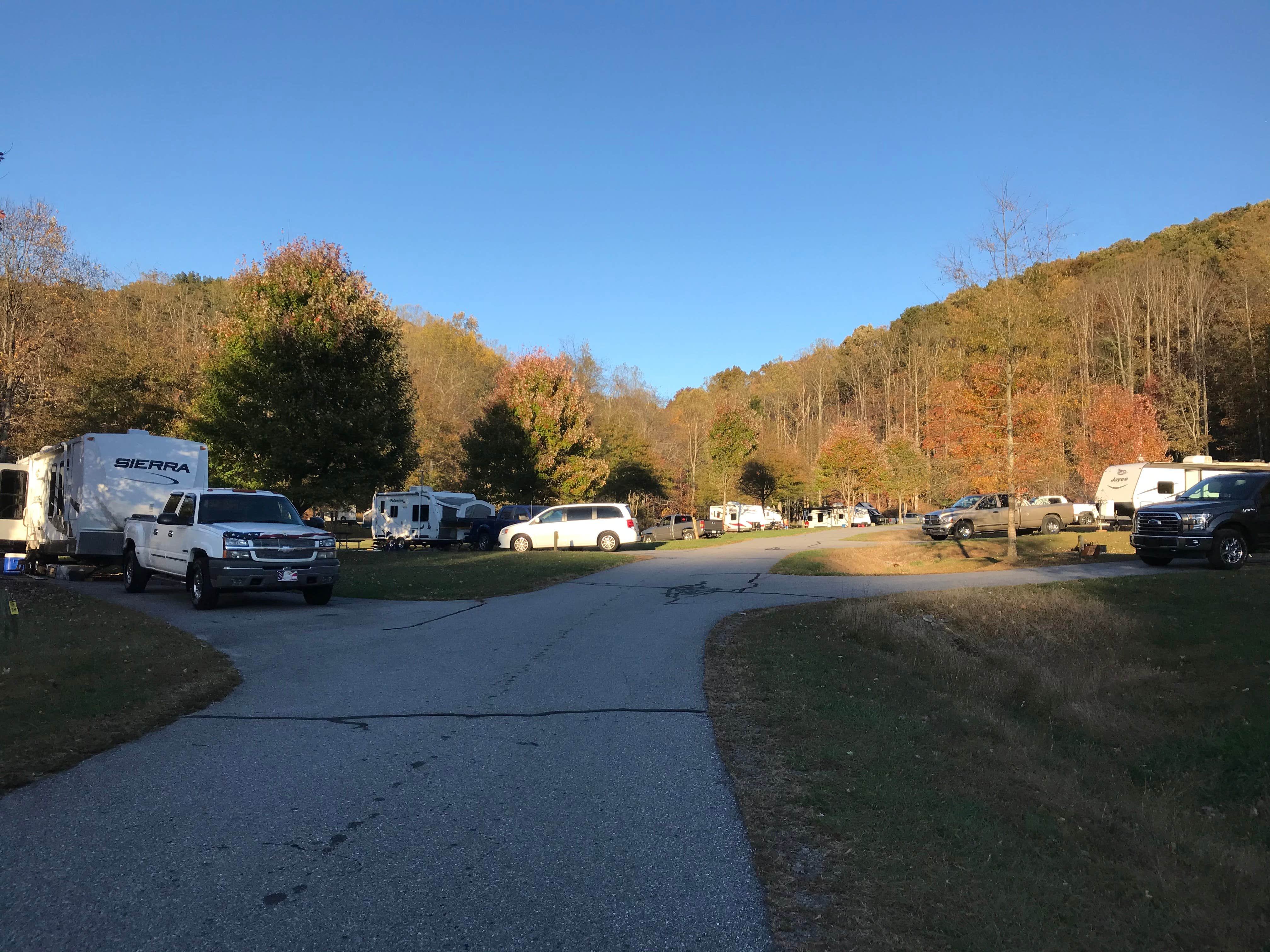 Shannon G.'s photo of rv camping at Stone Mountain State Park Campground near Hays, NC