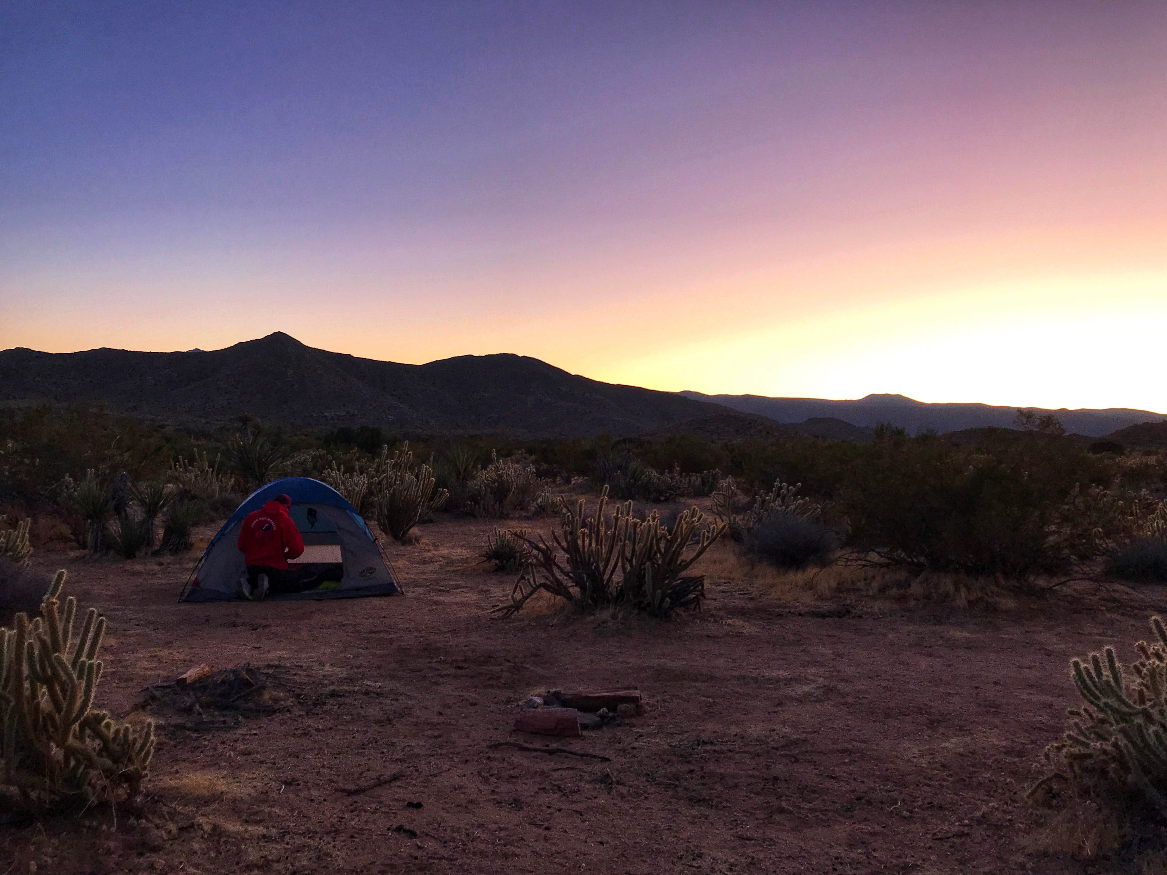 Emily  P.'s photo of a dispersed camping area at Blair Valley Primitive Campground — Anza-Borrego Desert State Park near Cleveland National Forest