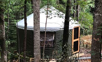 Michaela C.'s photo of glamping accommodations at Emberglow Outdoor Resort near Arden, NC