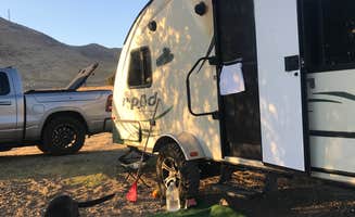 Jamie C.'s photo of camping with pets at Stine Cove Recreation Site near Edison, CA