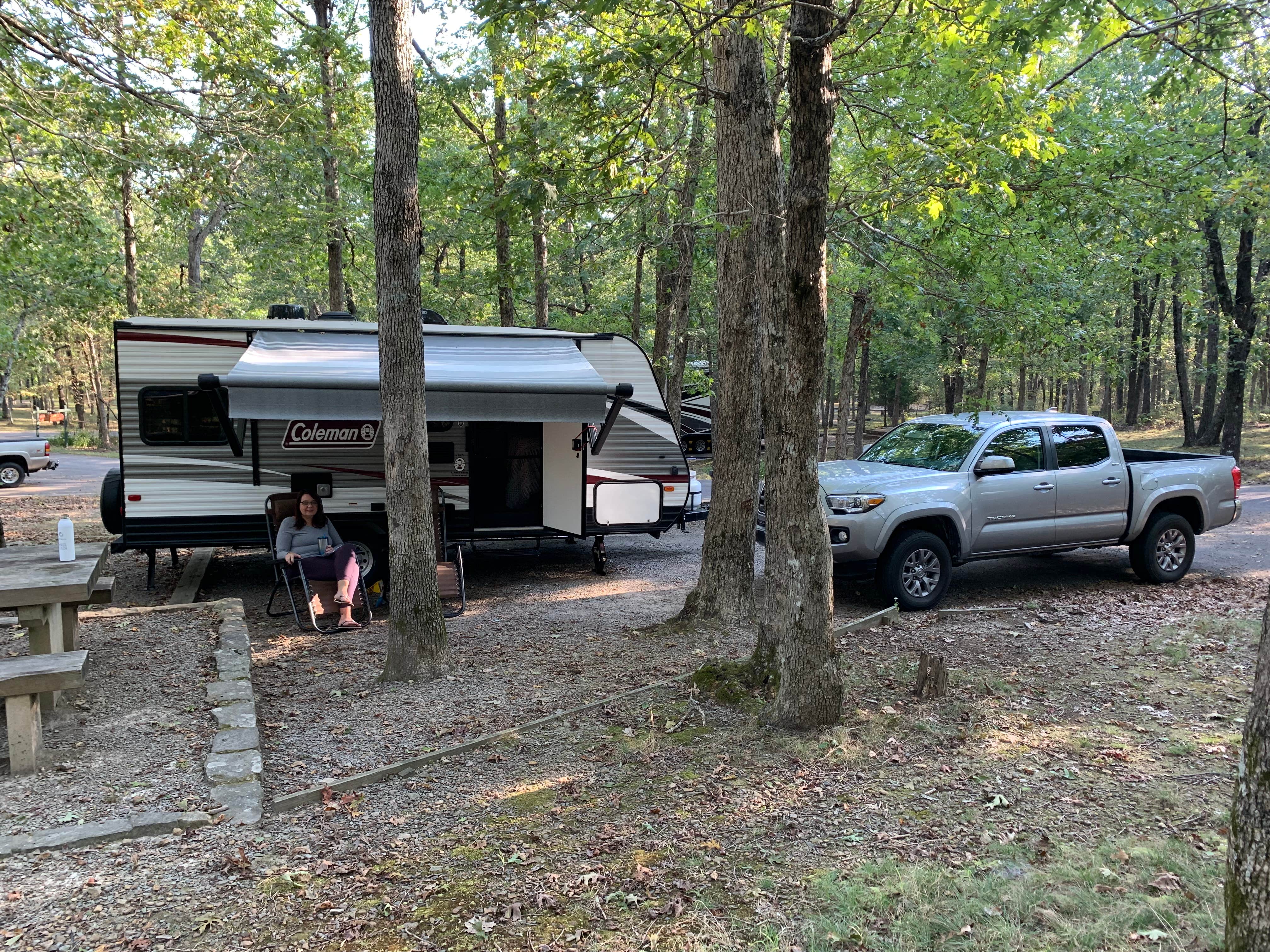 Jennifer H.'s photo of rv camping at Mount Magazine State Park Campground near Paris, AR