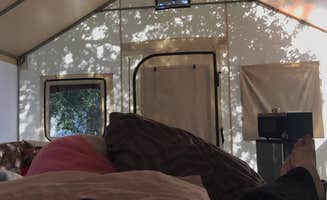 Christina  S.'s photo of glamping accommodations at Ventura Ranch KOA near Marina del Rey, CA