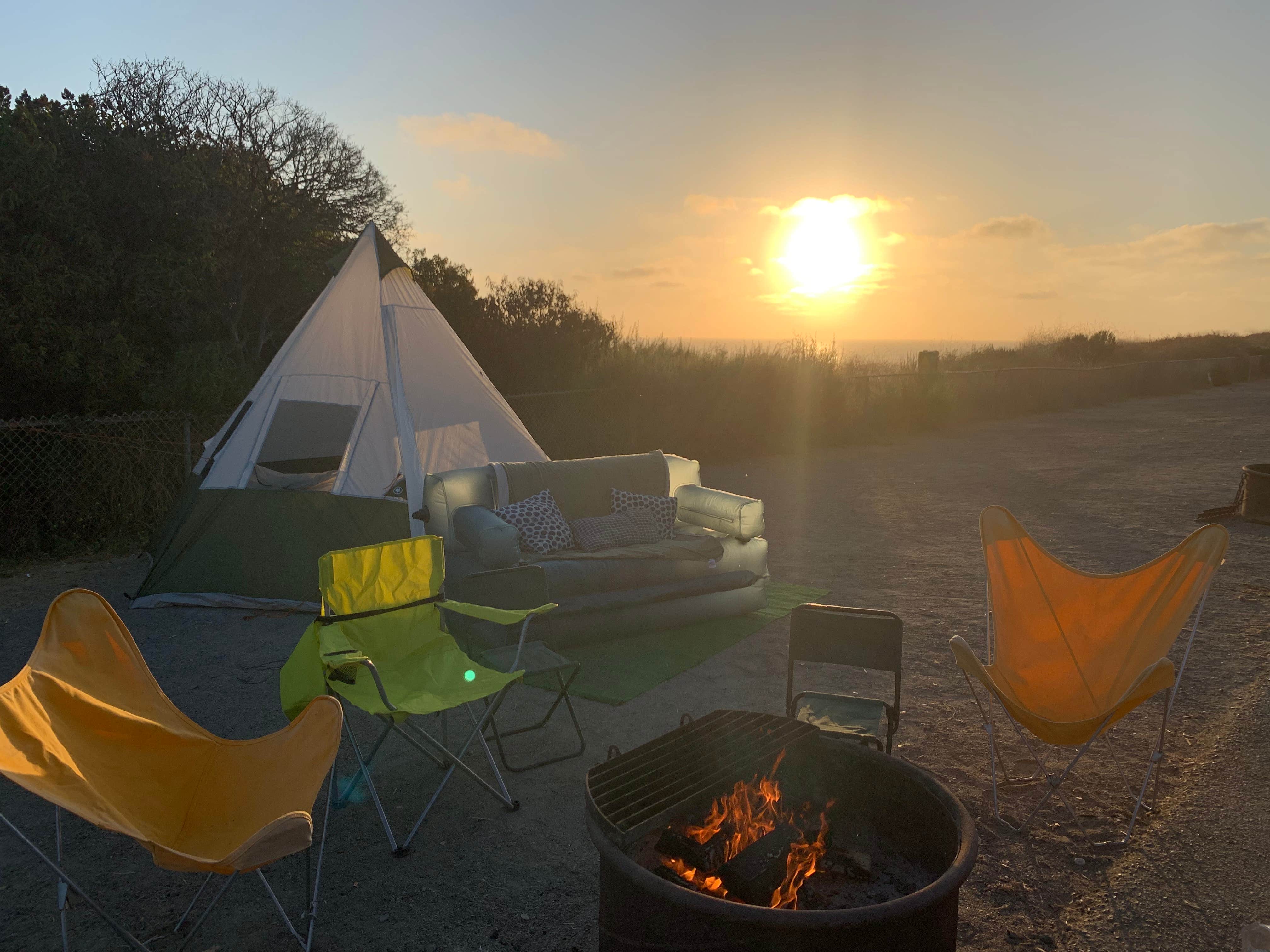 Jamie C.'s photo at Bluffs Campground — San Onofre State Beach near Aliso Viejo, CA