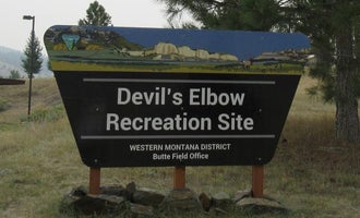 Camping near Riverside Campground: Devil's Elbow Campground, Helena, Montana