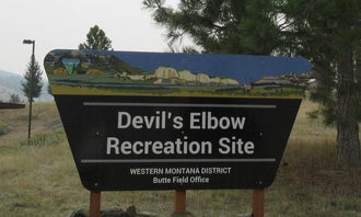 Camping near Riverside Campground: Devil's Elbow Campground, Helena National Forest, Montana