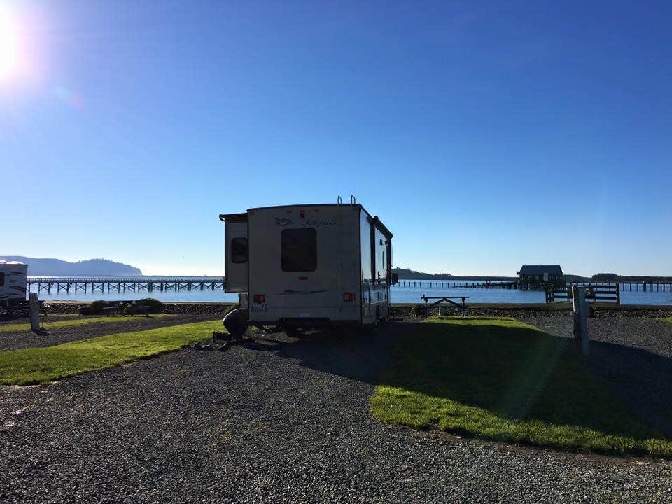 Colleen T.'s photo of rv camping at Harborview Inn and RV Park near Manzanita, OR