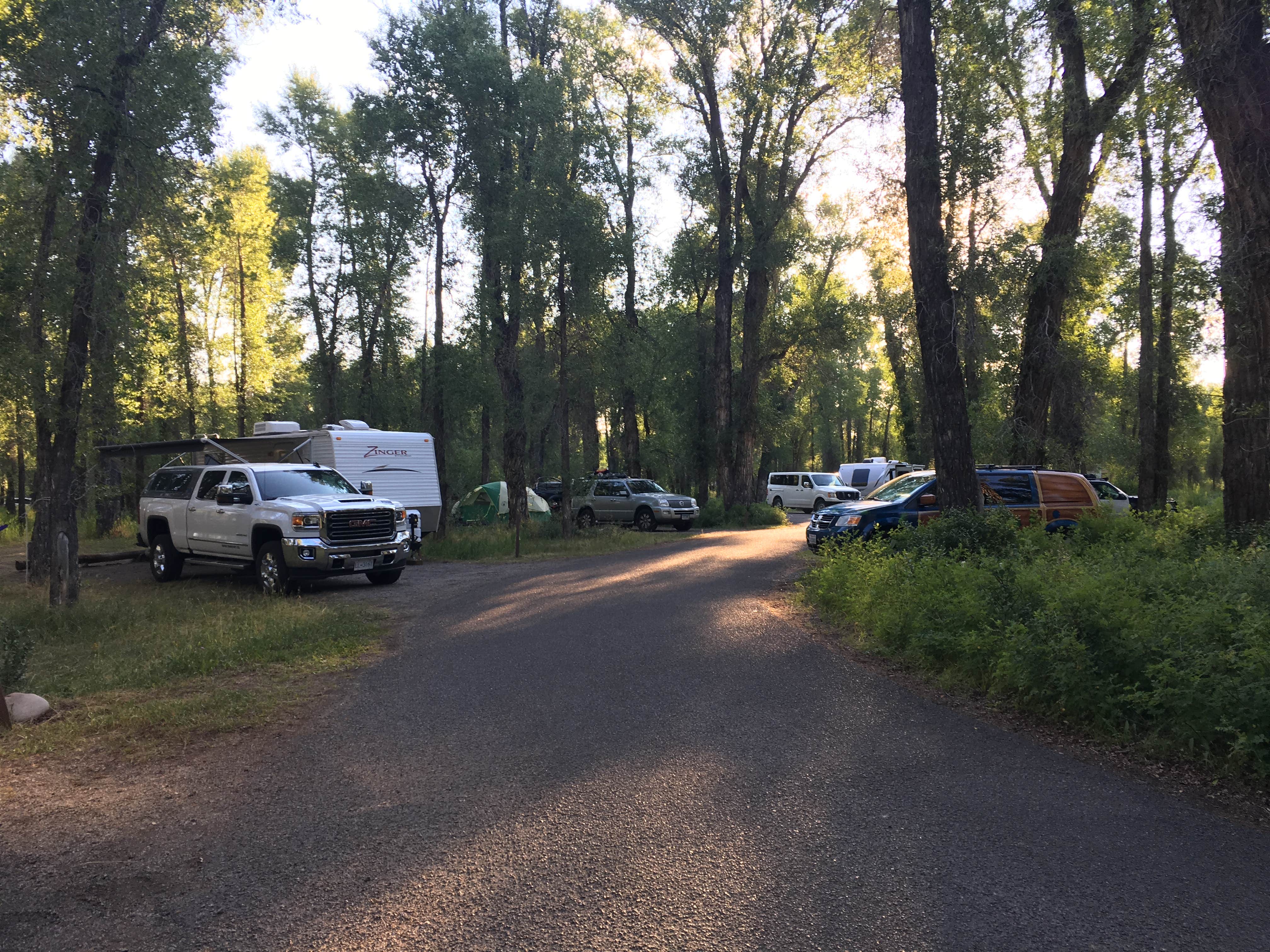 Danielle V.'s photo of rv camping at Gros Ventre Campground — Grand Teton National Park near Kelly, WY