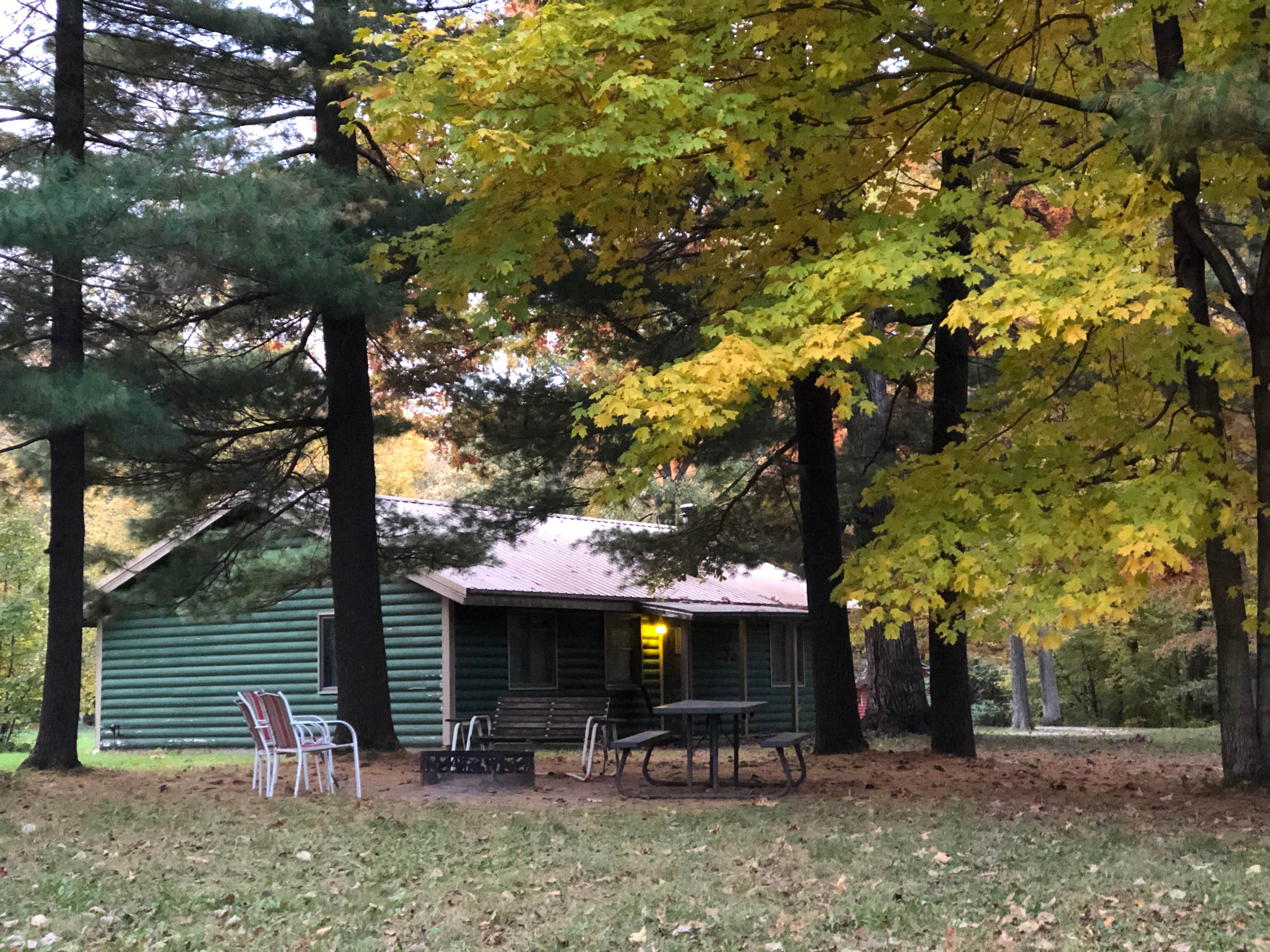 Terisa K.'s photo of a cabin at Kishauwau Cabins near Peoria, IL