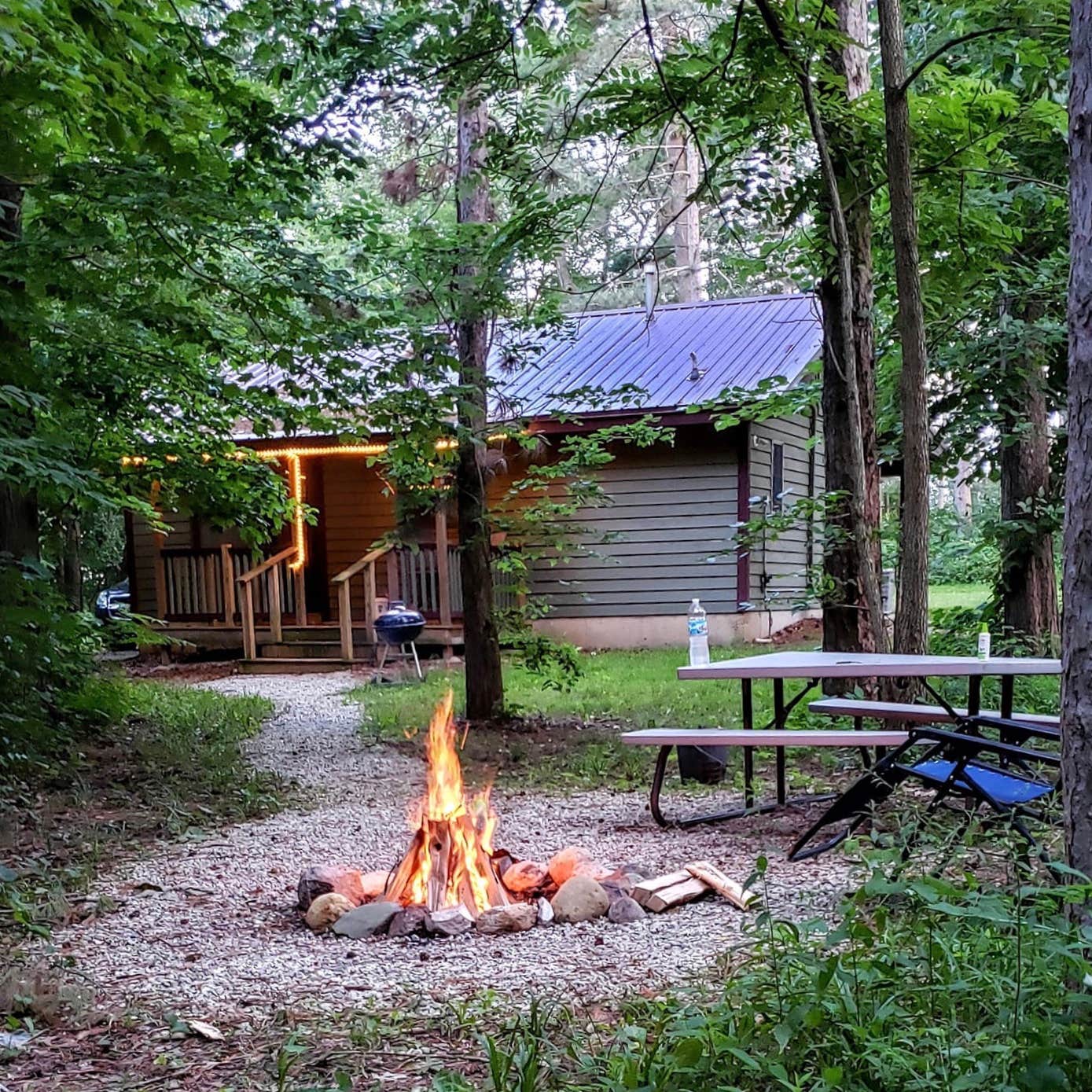Camper submitted image from Kishauwau Cabins - 2