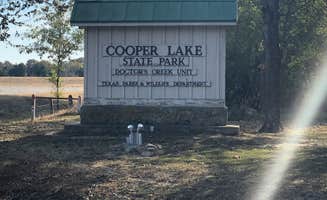 Chris P.'s photo of glamping accommodations at Liberty Grove Campground — Cooper Lake State Park Doctors Creek Unit near Lone Oak, TX