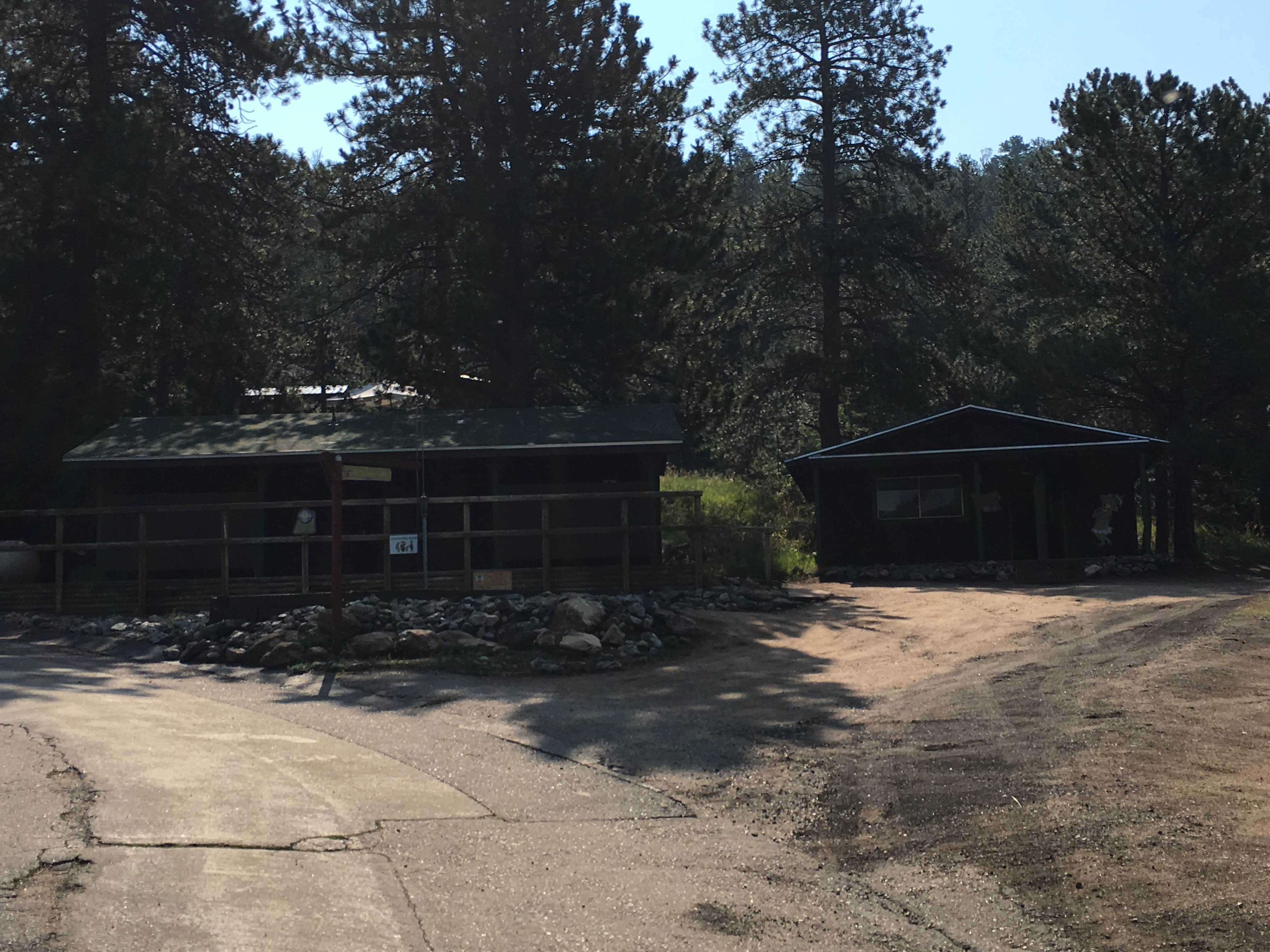 Danielle V.'s photo of glamping accommodations at Yogi Bear's Jellystone Park at Estes Park near Hygiene, CO