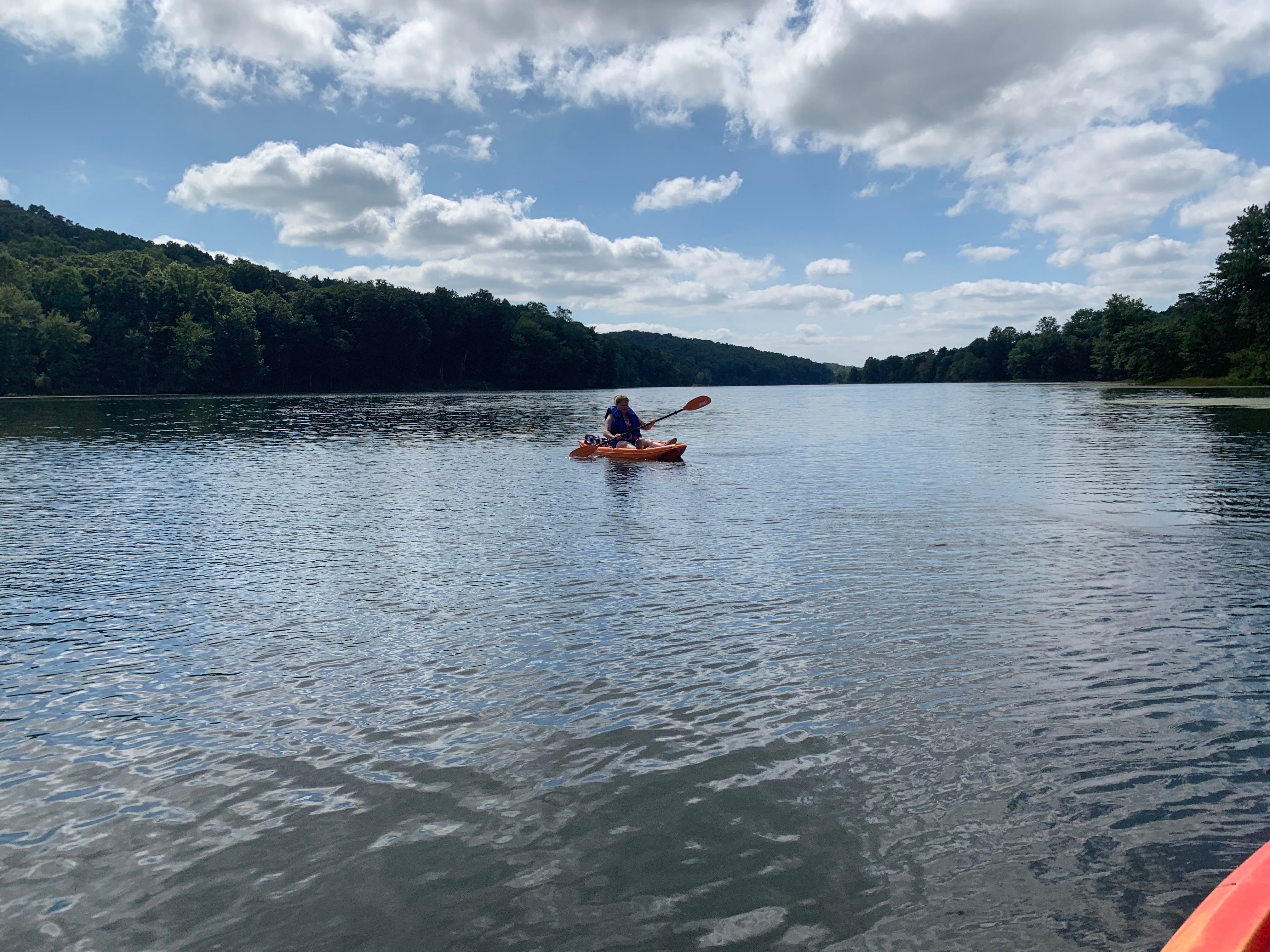 Kayaking on Lake Greenwood