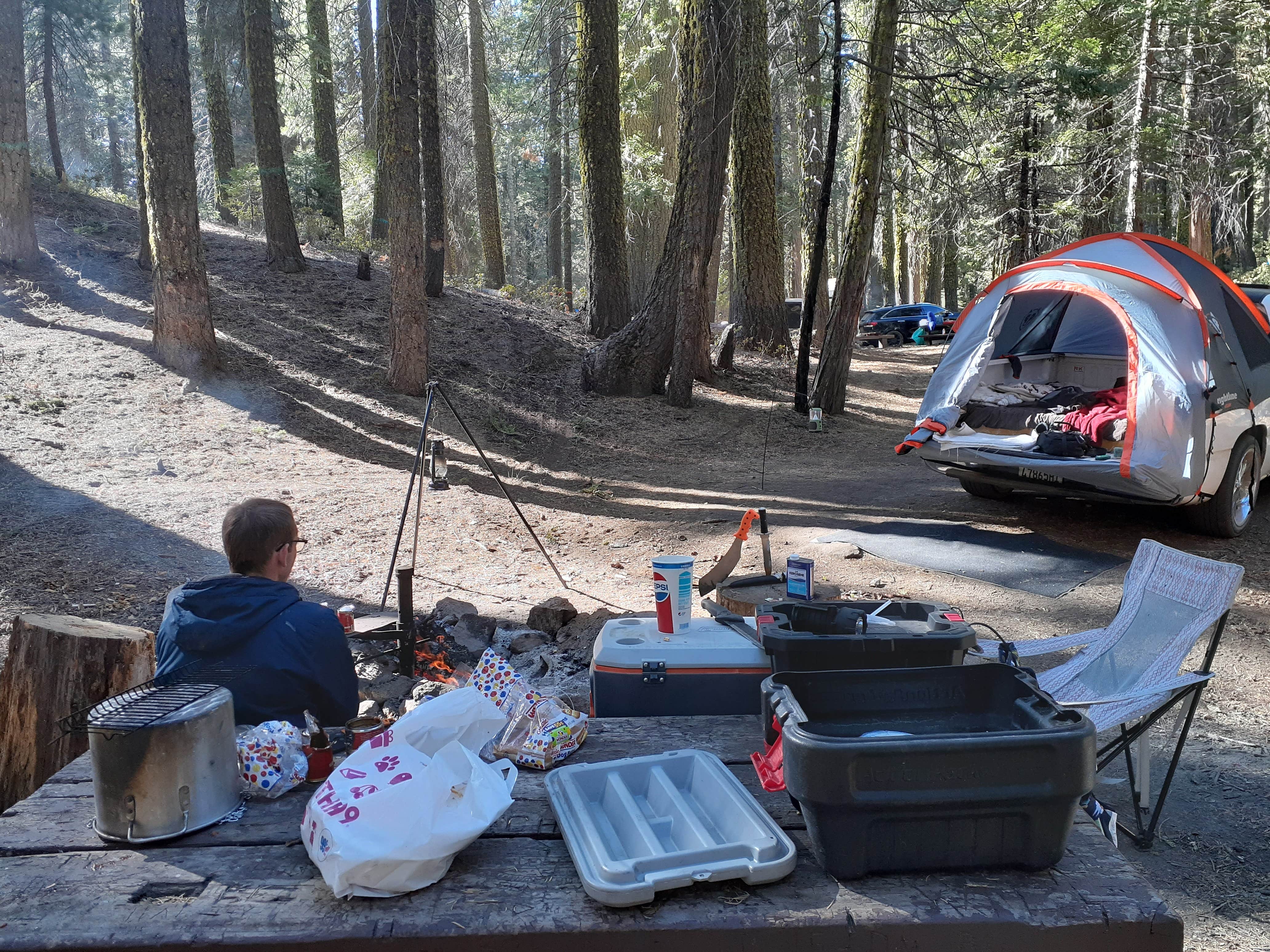 Camper-submitted photo at Whisky Falls Campground near Big Creek, CA