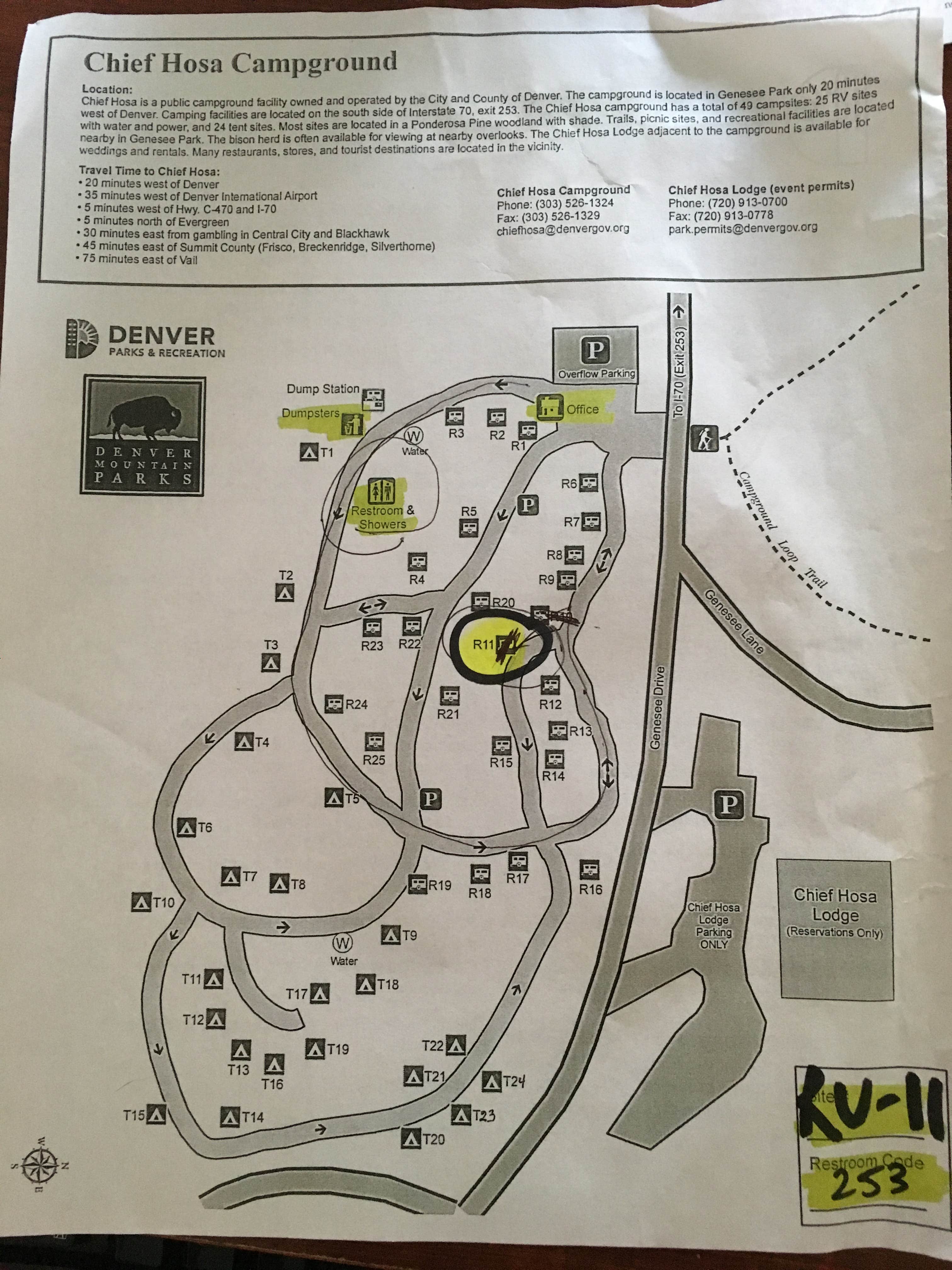 Camper-submitted photo at Chief Hosa Campground near Evergreen, CO