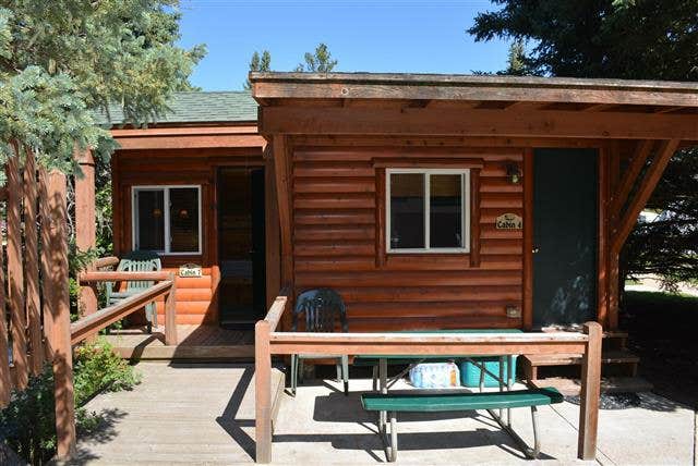 Lynette G.'s photo of a cabin at Creekside Campground Deadwood near Spearfish, SD
