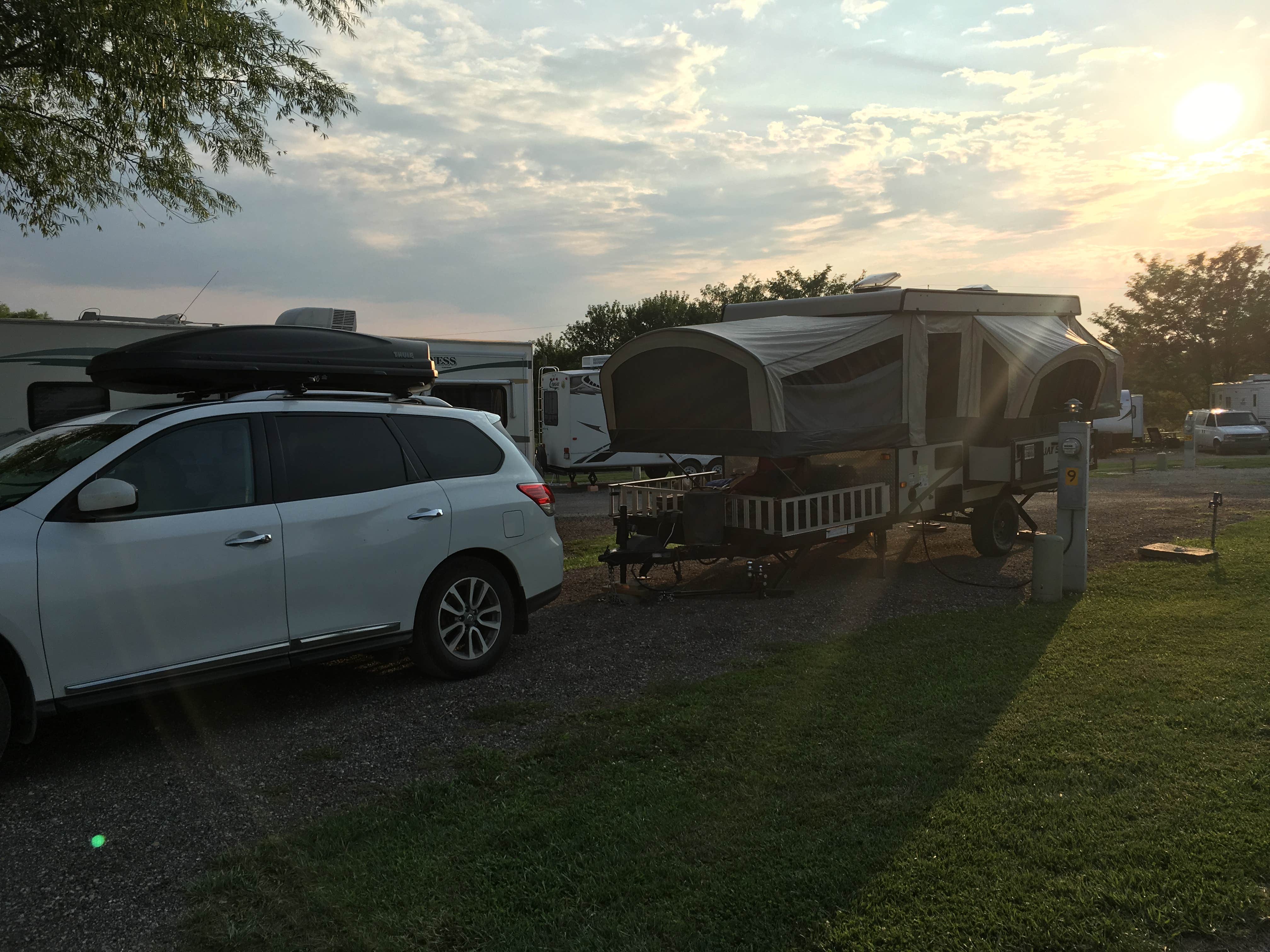 Danielle V.'s photo of rv camping at Topeka / Capital City KOA near Ozawkie, KS