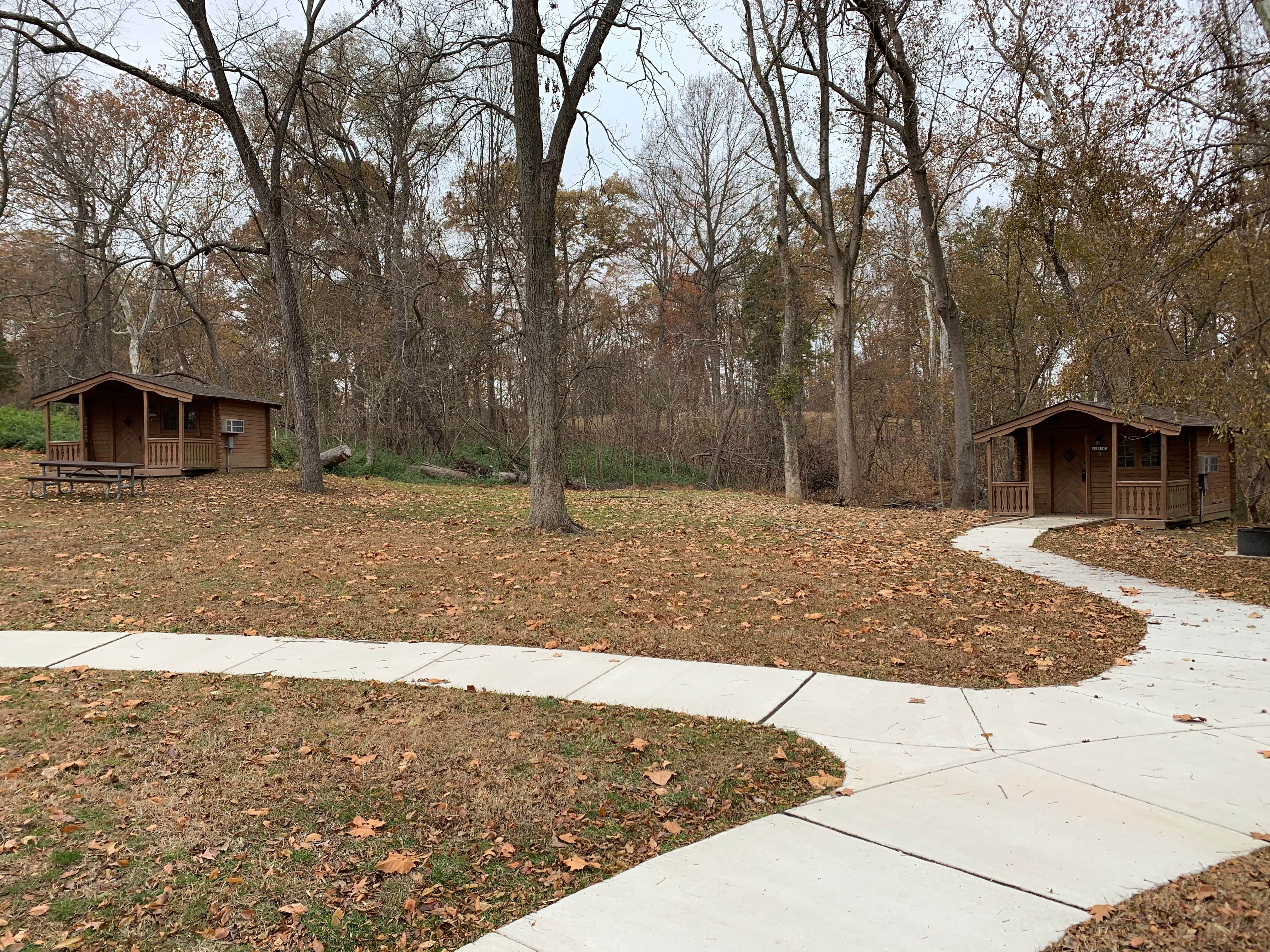 Laure D.'s photo of a cabin at Elk Neck State Park Campground near Felton, DE