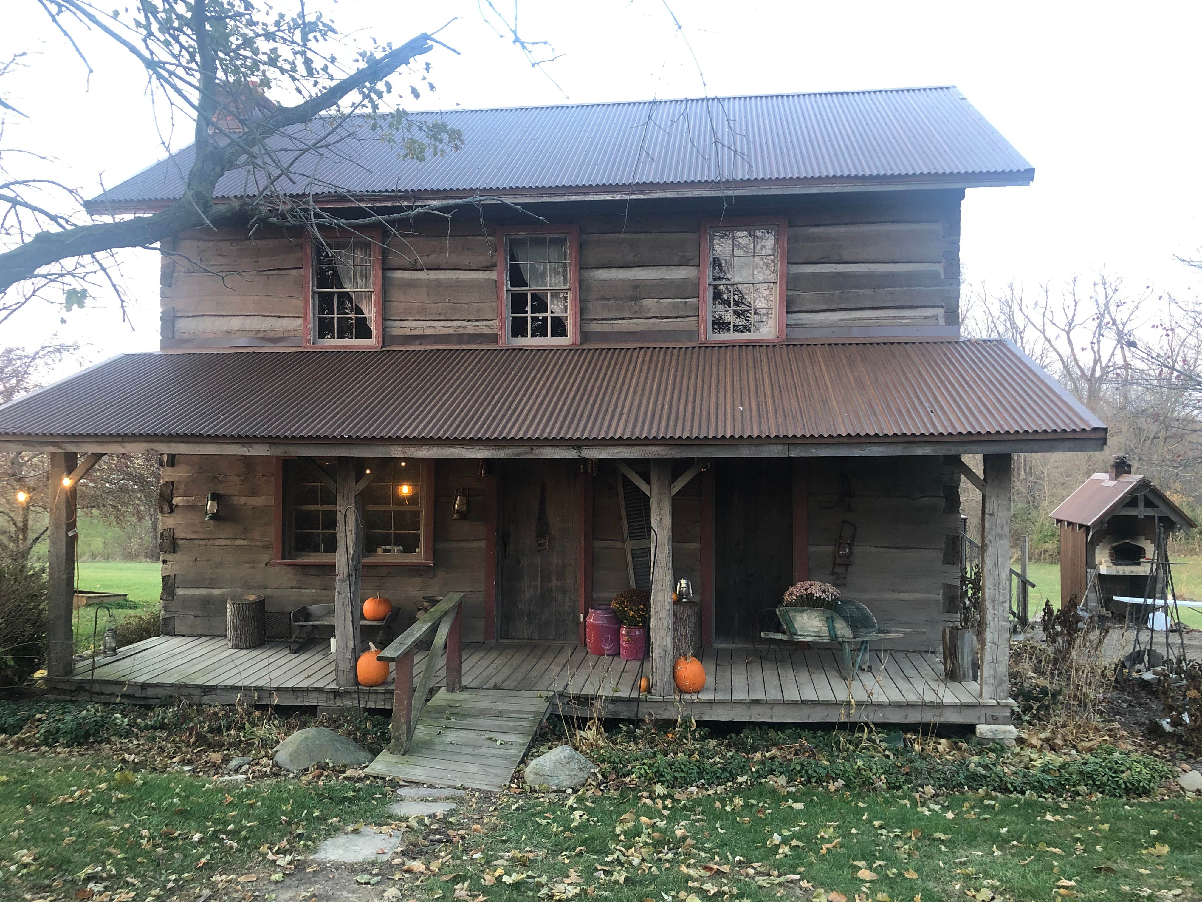 Lee D.'s photo of a cabin at Heritage Farm Alpaca Experience near Upland, IN