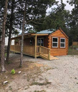 Mike M.'s photo of a cabin at Lakeview Campground near Berryville, AR