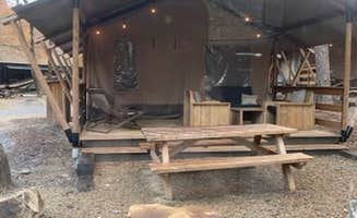 Ginger G.'s photo of glamping accommodations at Little Arrow Outdoor Resort near Gatlinburg, TN