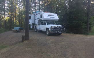 Dawn G.'s photo of rv camping at Freeman Creek Campground — Dworshak State Park near Ahsahka, ID