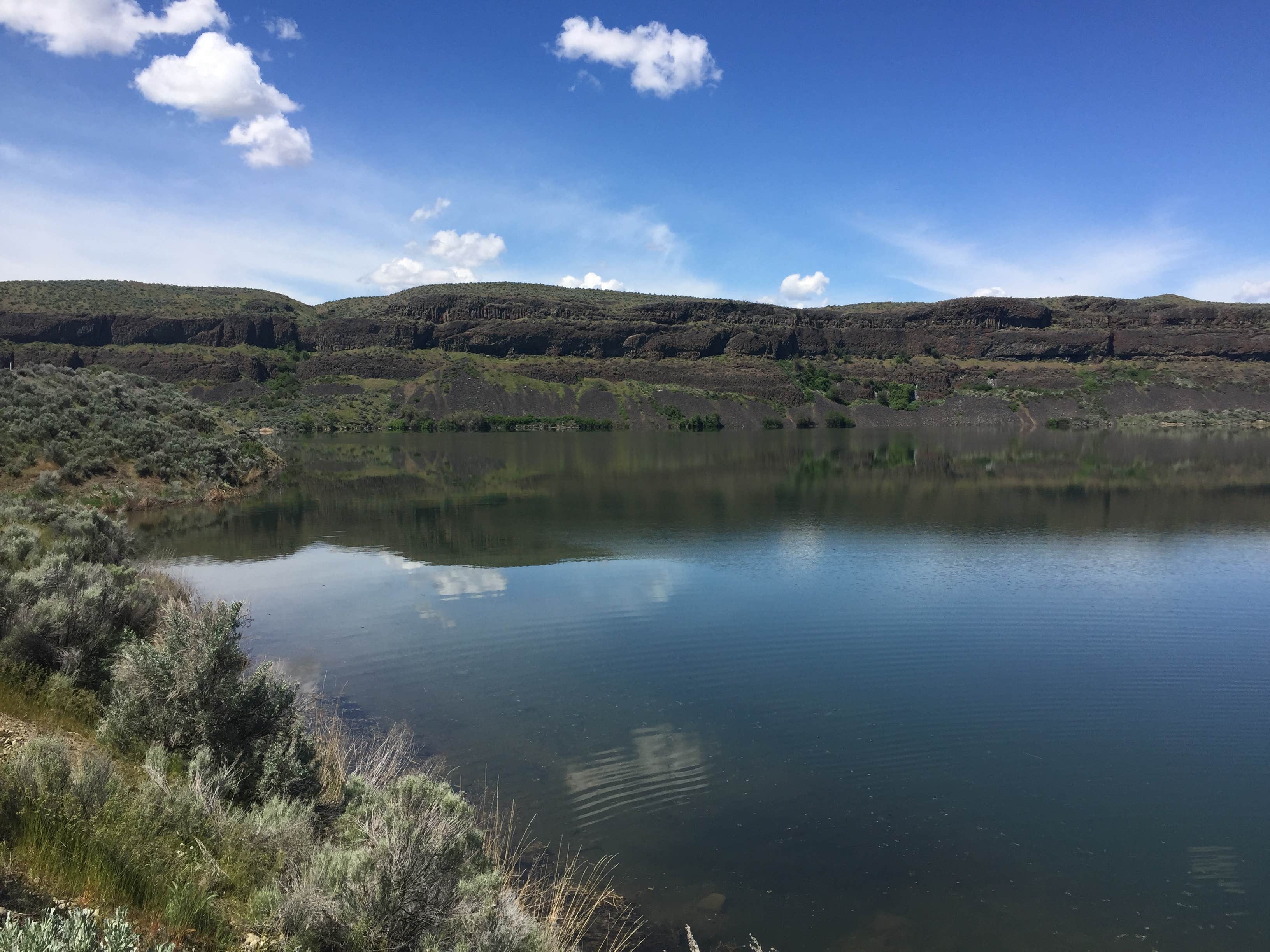 Dawn G.'s photo of a dispersed camping area at Jameson Lake near Pateros, WA