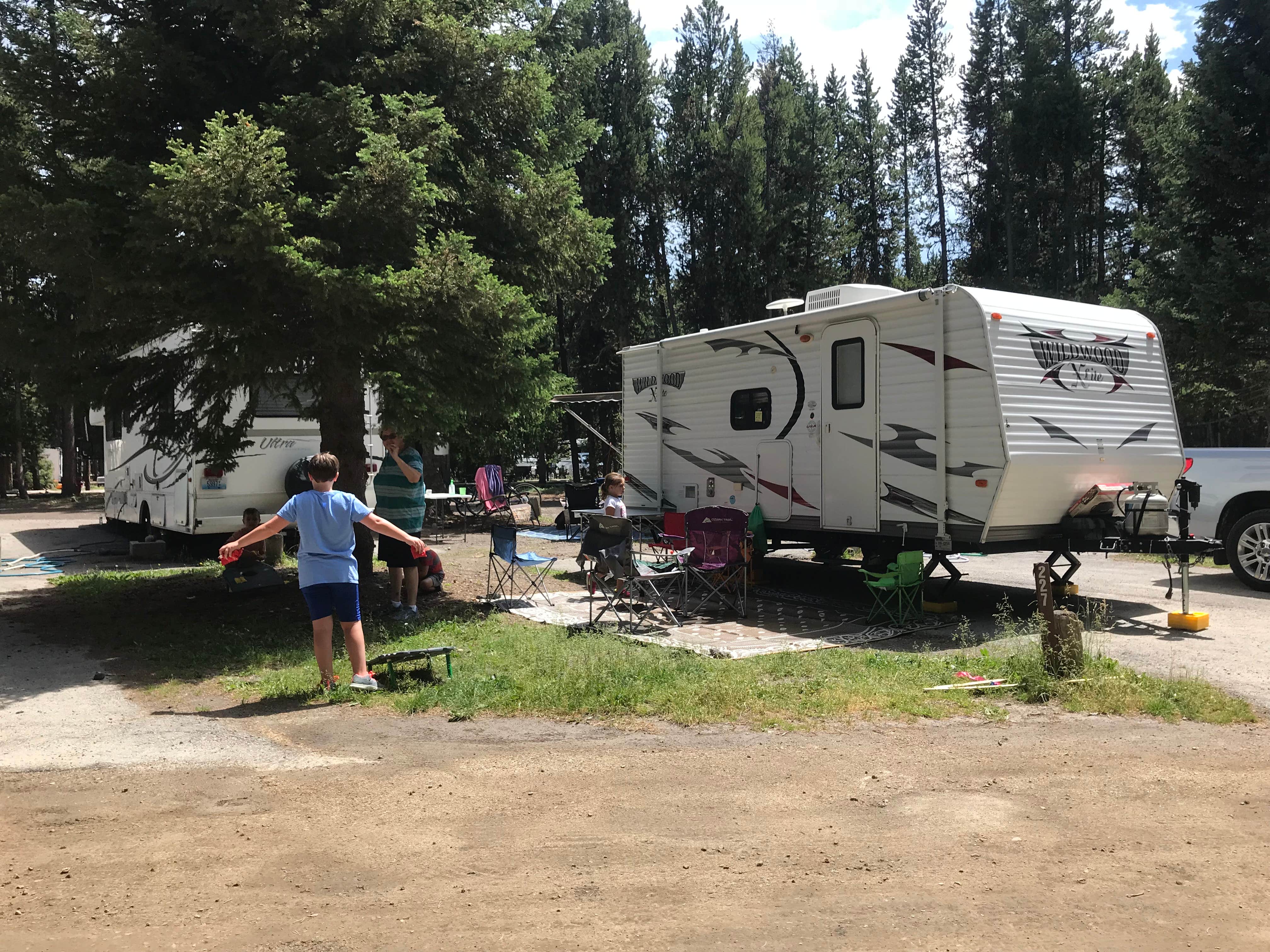 Tammie L.'s photo of rv camping at Fishing Bridge RV Park--Yellowstone National Park near Yellowstone National Park