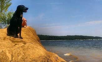 Karla H.'s photo of camping with pets at Paynetown Campground near Martinsville, IN