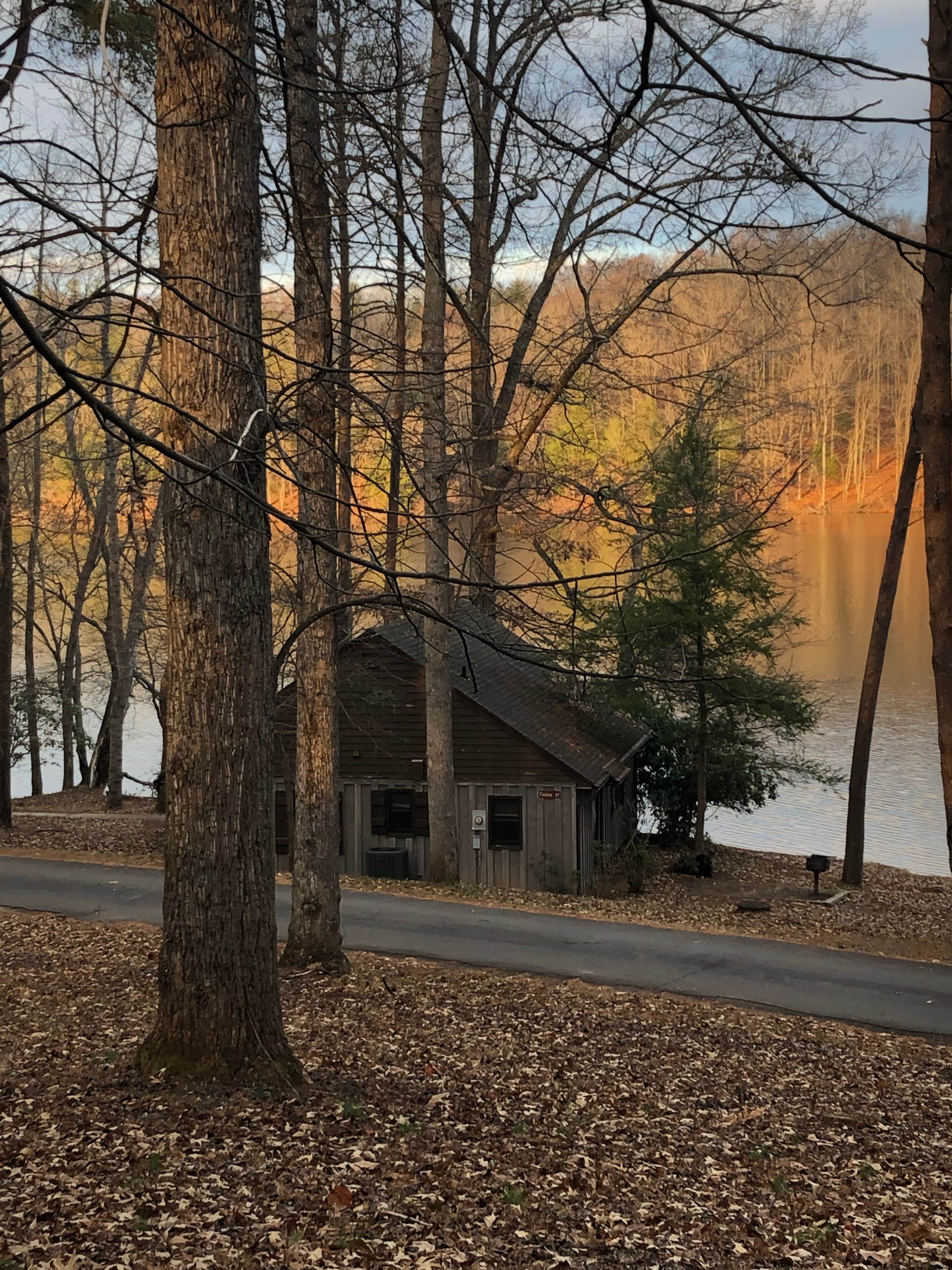 Katie M.'s photo of a cabin at Fairy Stone State Park Campground near Cloverdale, VA