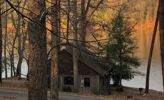Katie M.'s photo of a cabin at Fairy Stone State Park Campground near Woolwine, VA