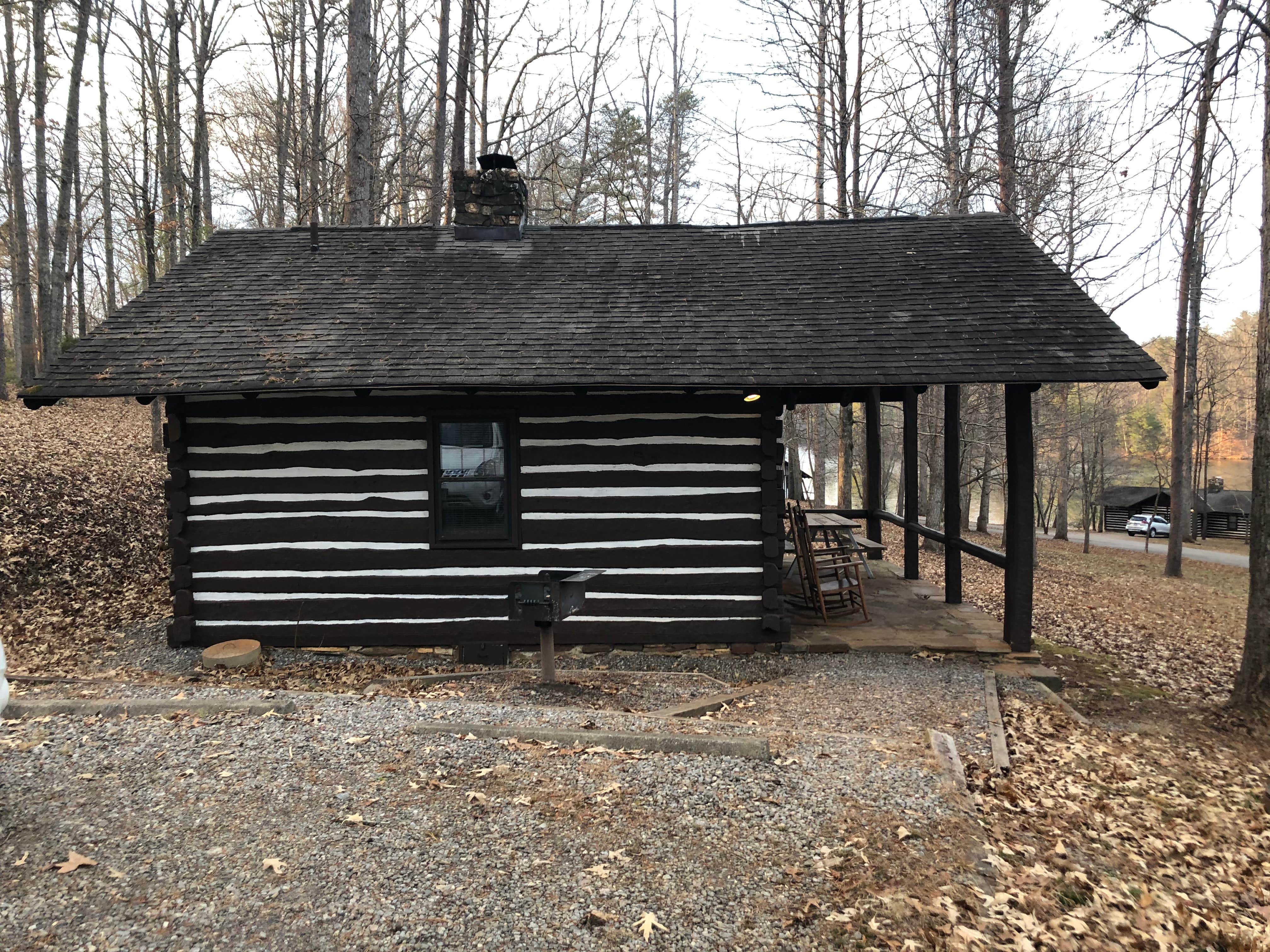 Katie M.'s photo of a cabin at Fairy Stone State Park Campground near Westfield, NC