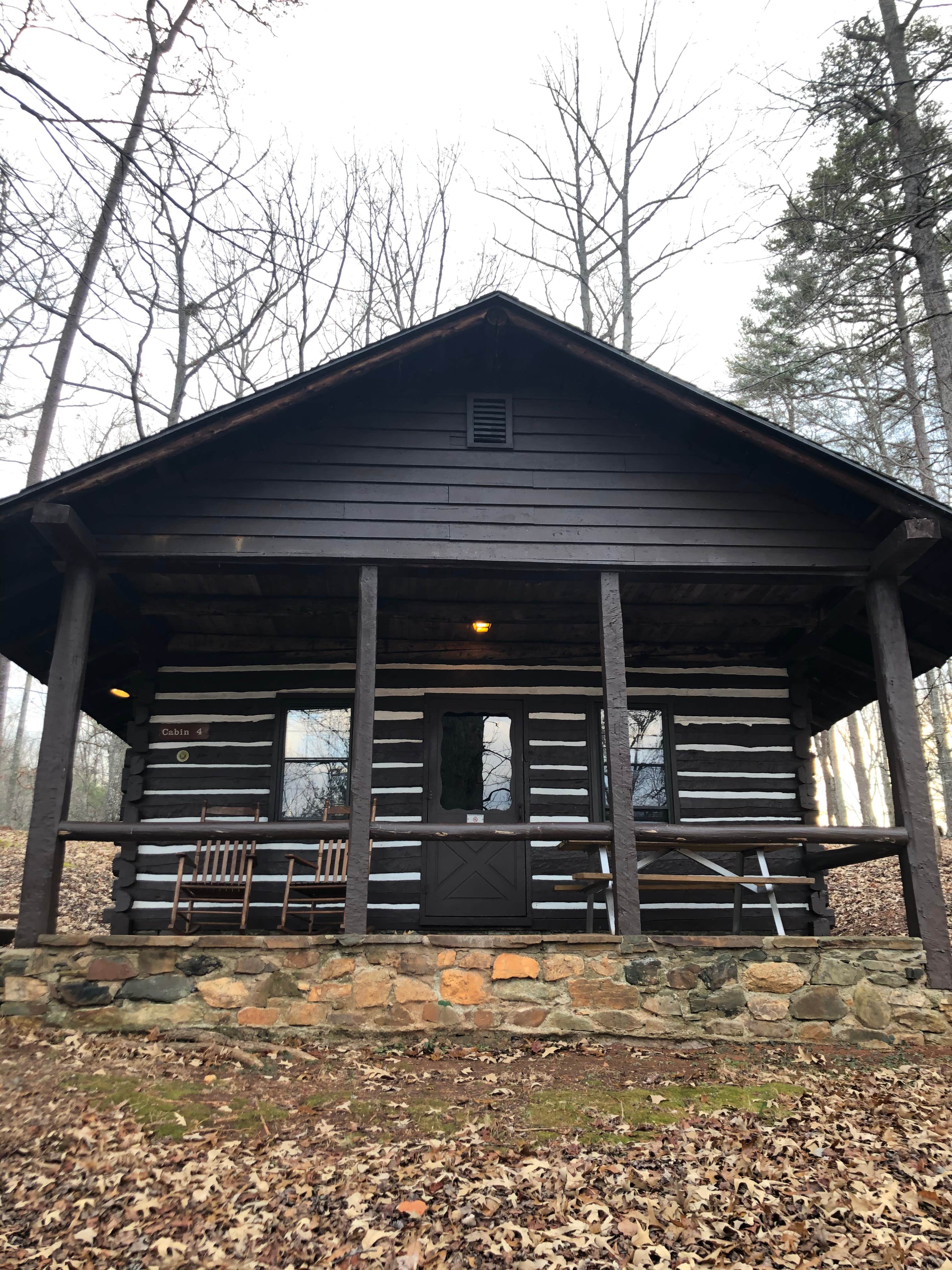 Katie M.'s photo of a cabin at Fairy Stone State Park Campground near Summerfield, NC