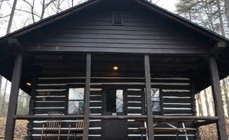 Katie M.'s photo of glamping accommodations at Fairy Stone State Park Campground near Danville, VA