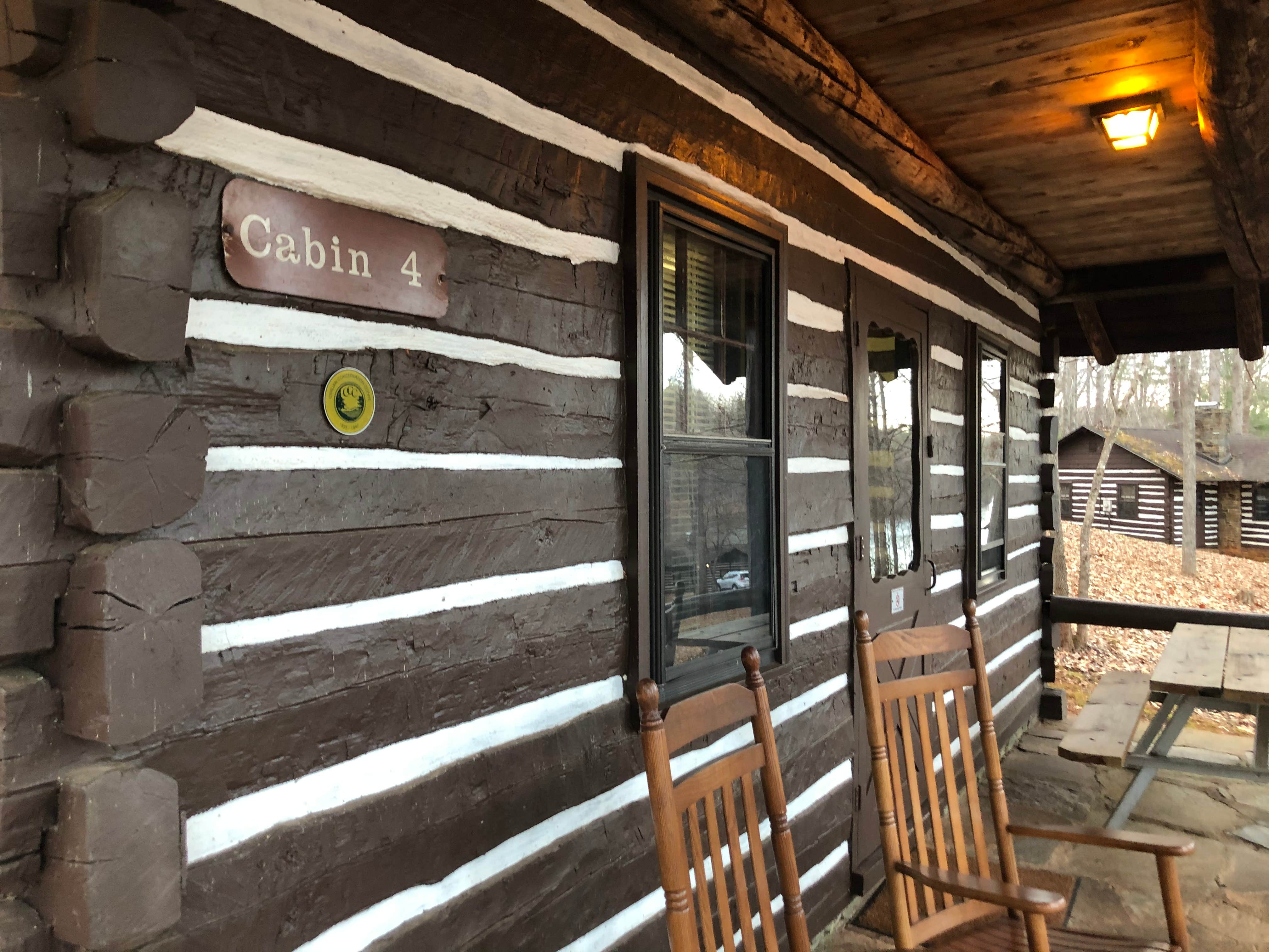 Katie M.'s photo of a cabin at Fairy Stone State Park Campground near Floyd, VA