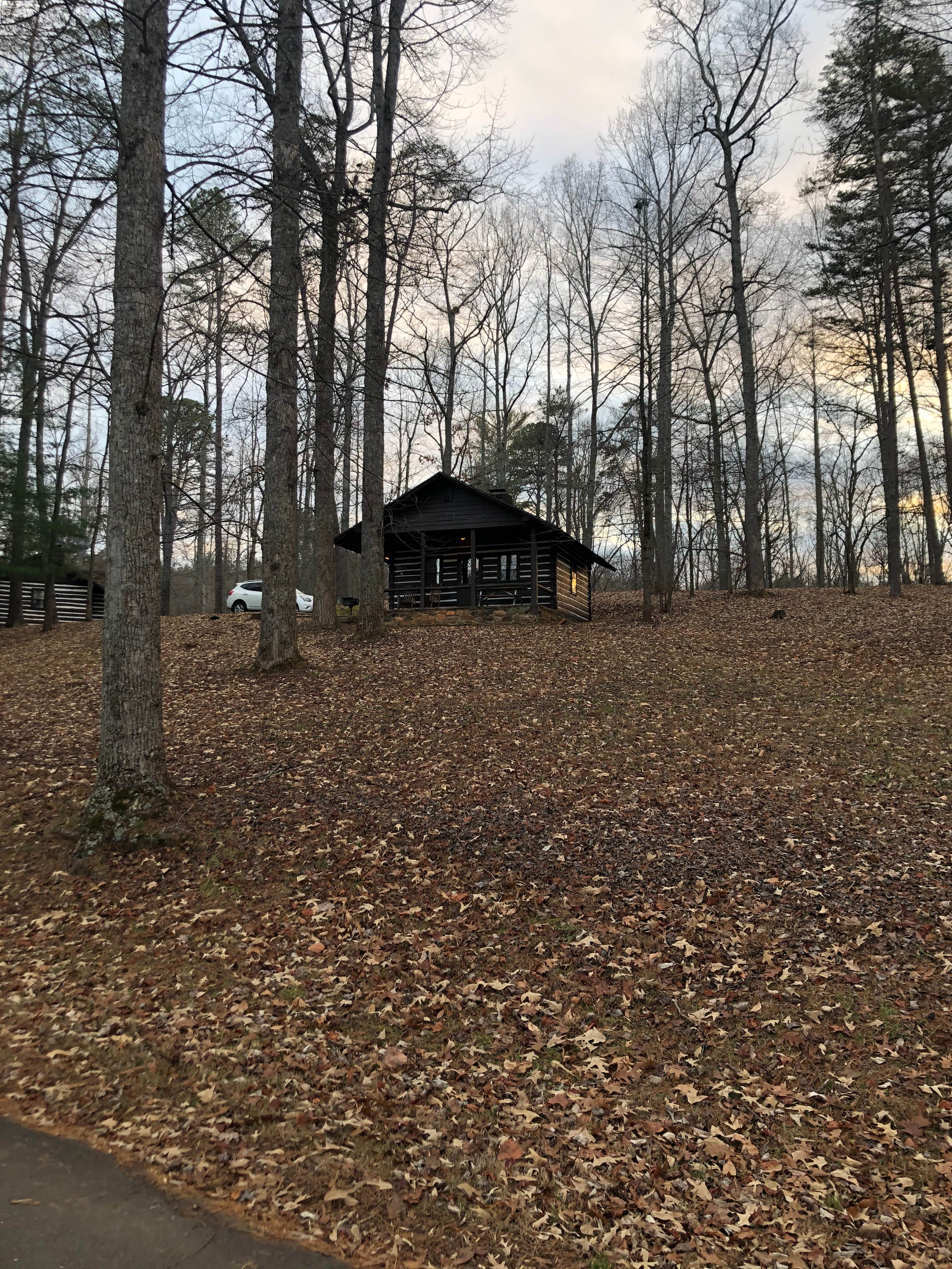 Katie M.'s photo of a cabin at Fairy Stone State Park Campground near Walnut Cove, NC