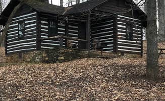 Katie M.'s photo of glamping accommodations at Fairy Stone State Park Campground near Cana, VA