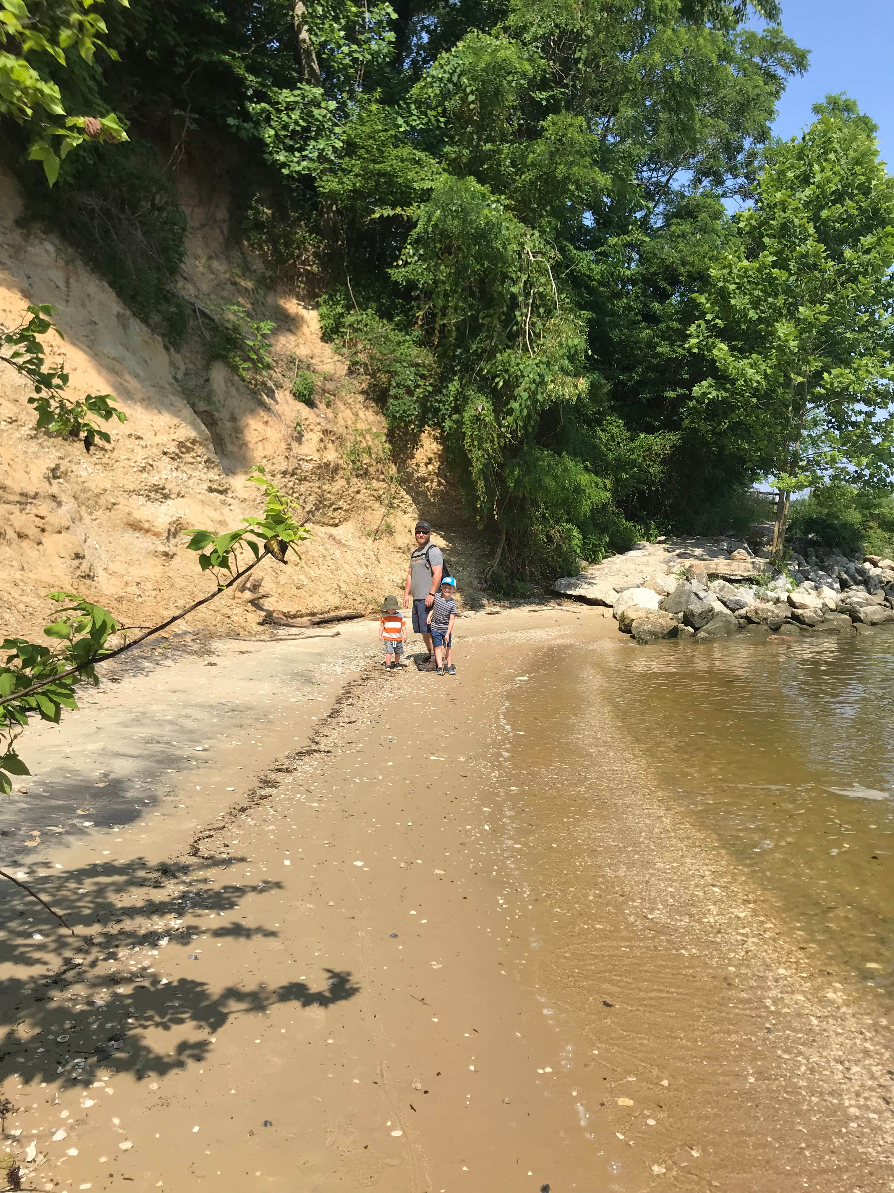 Cecking out the beach