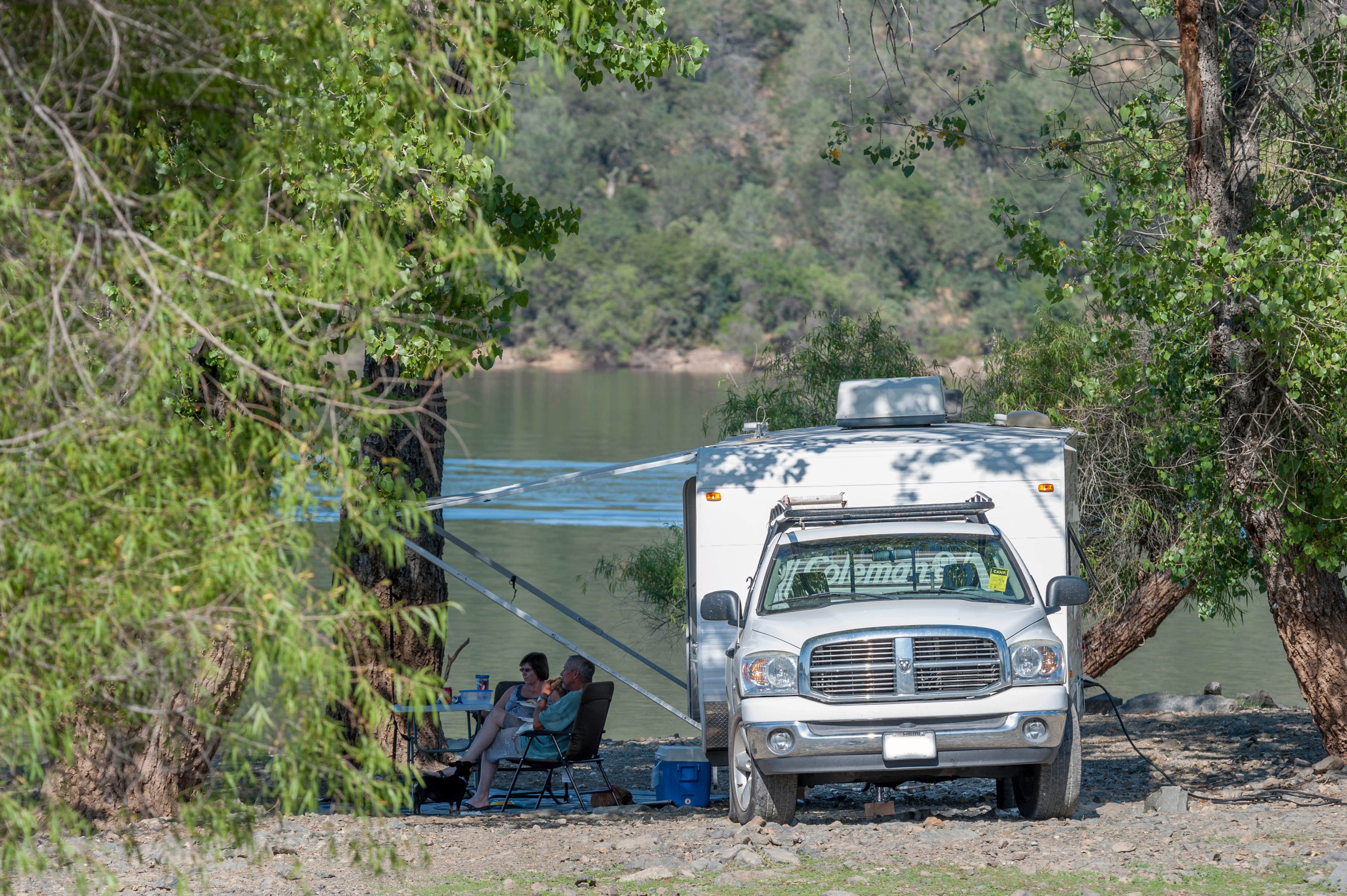 Lincoln Y.'s photo of rv camping at Collins Lake Recreation Area near North San Juan, CA
