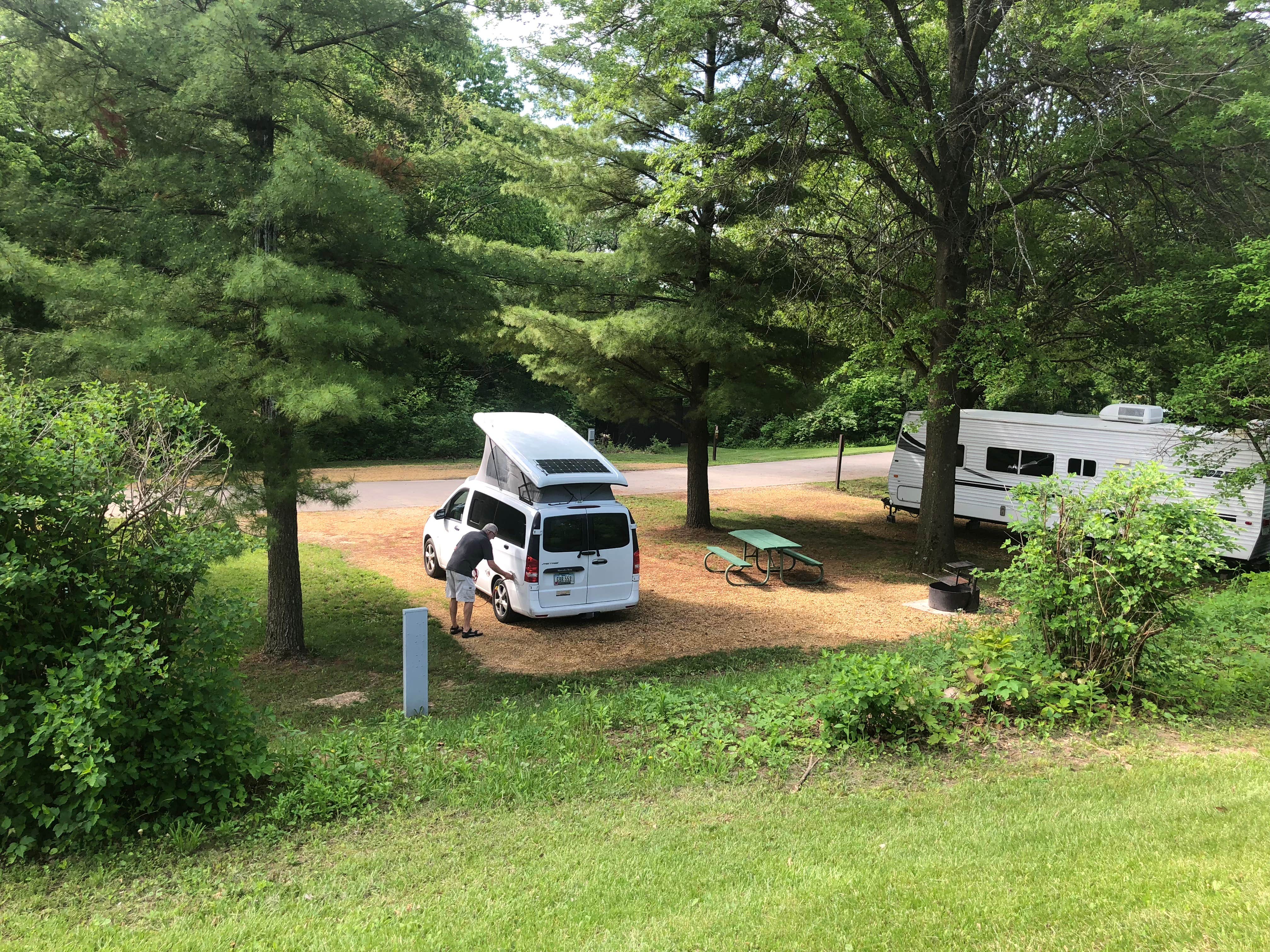 Lee D.'s photo of rv camping at Bellevue State Park Campground — Dyas Unit near Galena, IL