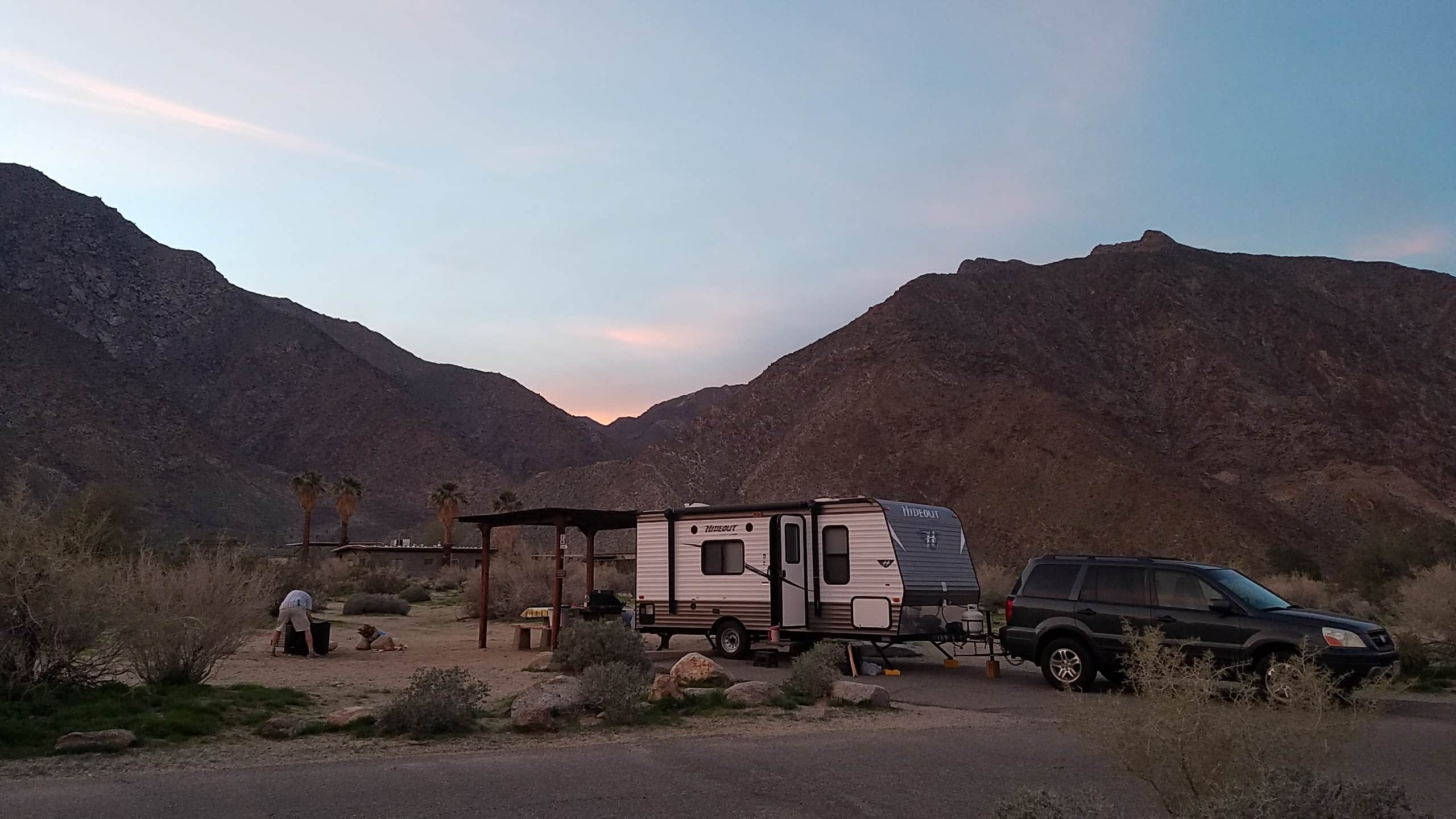 Colette K.'s photo of glamping accommodations at Borrego Palm Canyon Campground — Anza-Borrego Desert State Park near Aguanga, CA