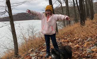 Shelly S.'s photo of camping with pets at Ridge Campground — Lake Wappapello State Park near Poplar Bluff, MO