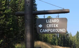 Camping near Headwaters Campground at Flagg Ranch — John D. Rockefeller, Jr., Memorial Parkway: Lizard Creek Campground — Grand Teton National Park, Moran, Wyoming