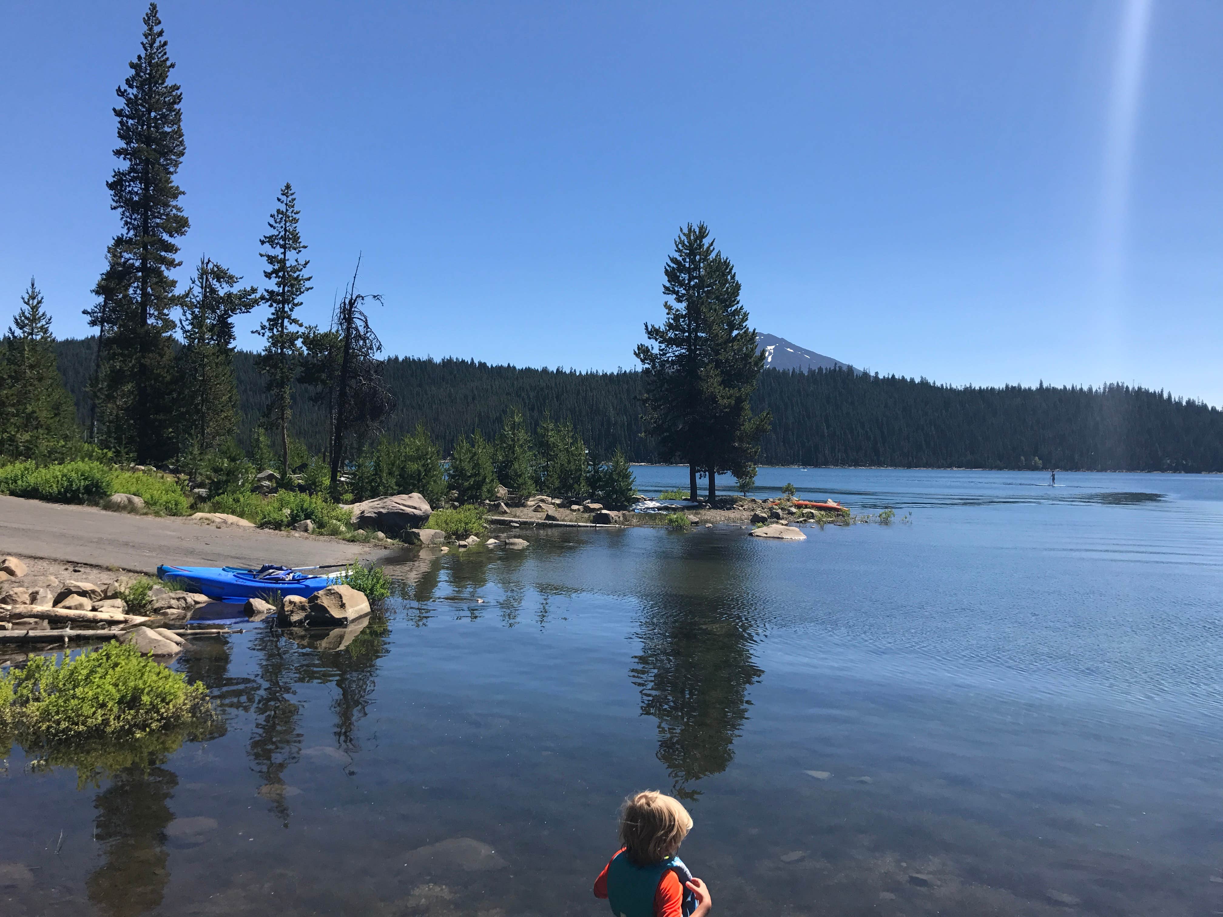 Camper submitted image from Elk Lake (Or) — Willamette National Forest - 5