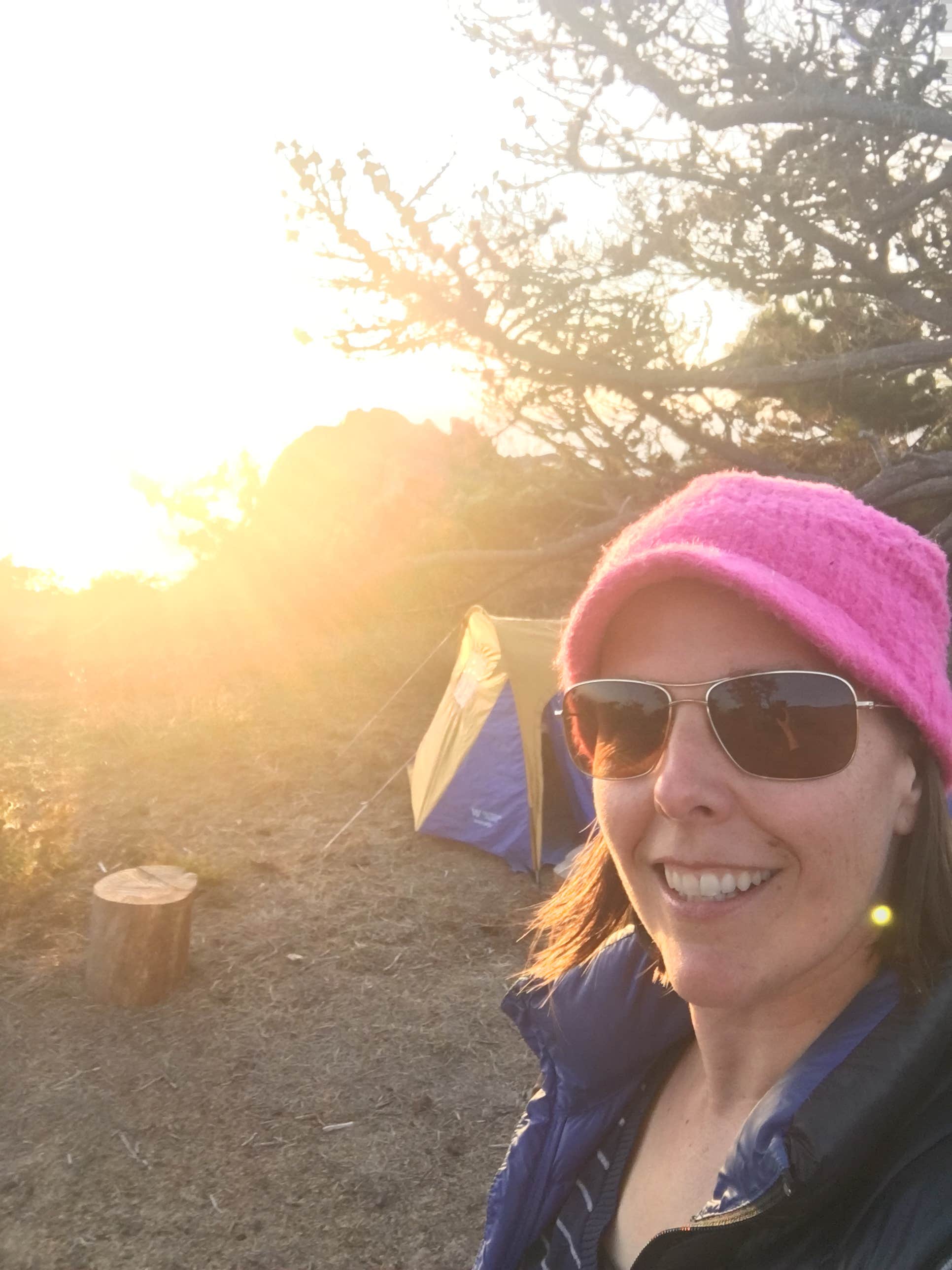 Joanna M.'s photo of tent camping at Steep Ravine Campground — Mount Tamalpais State Park near Daly City, CA